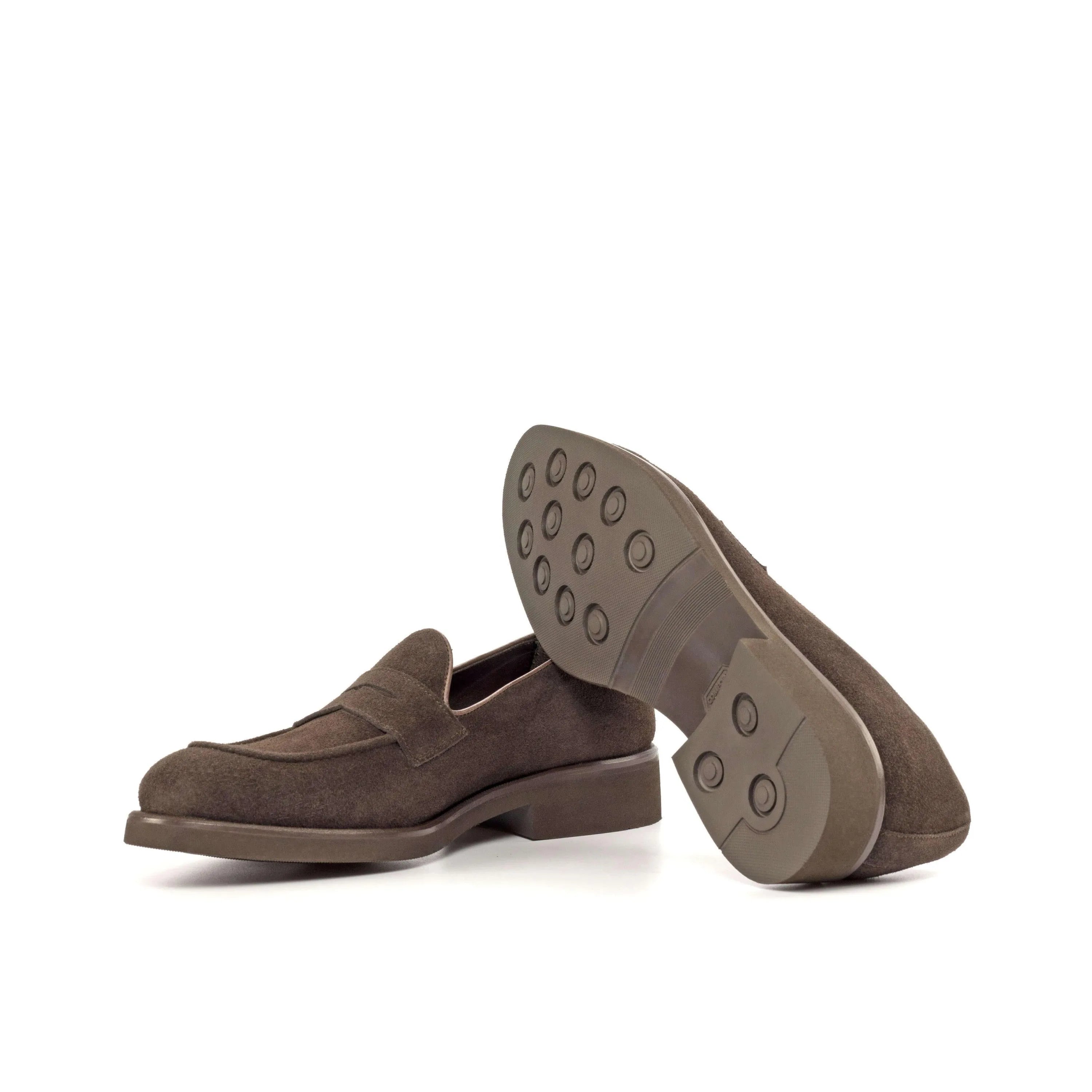Brown suede penny loafers from 1955 Loafers shoes products