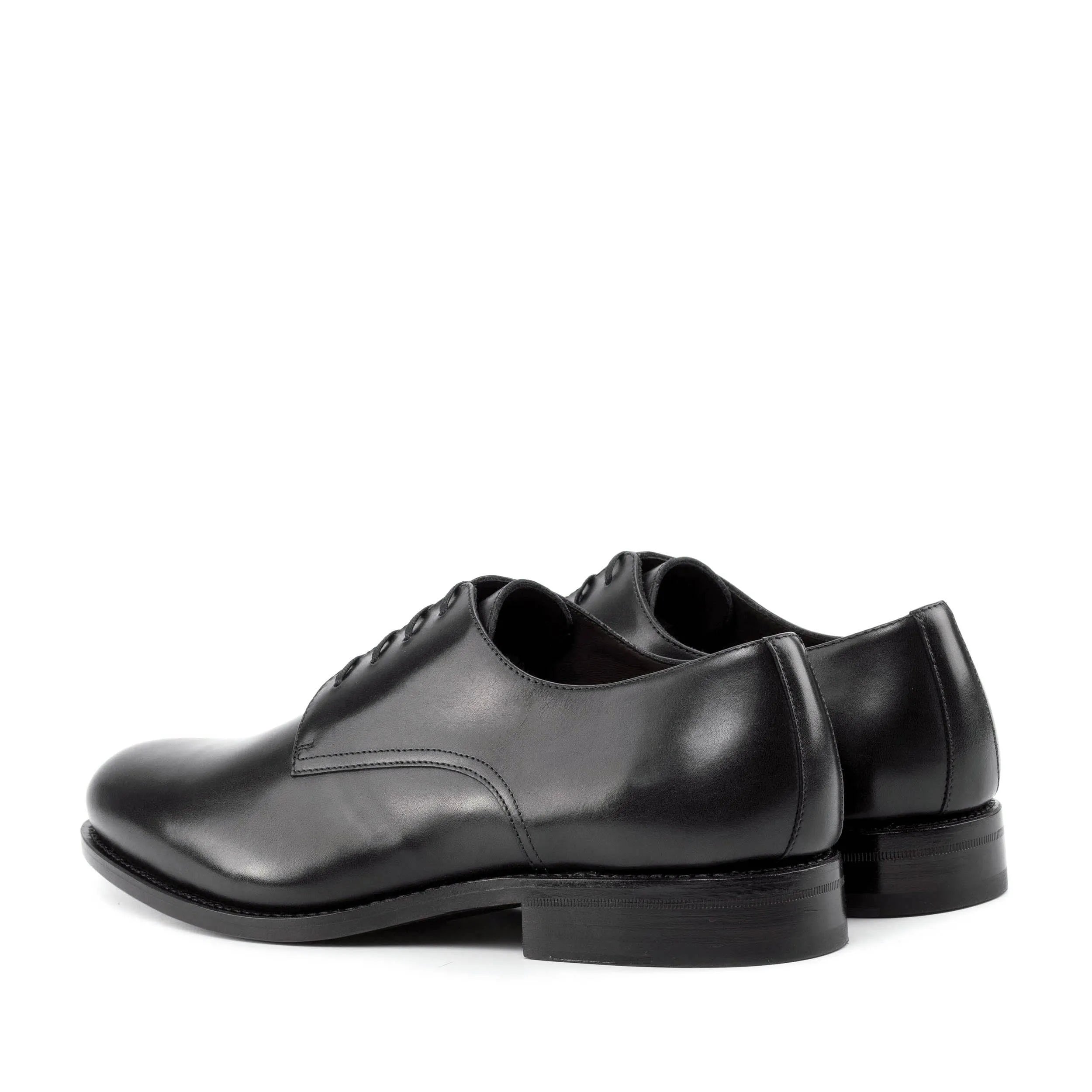 Pair of black calf leather derby shoes 5980 Derby Shoes for men