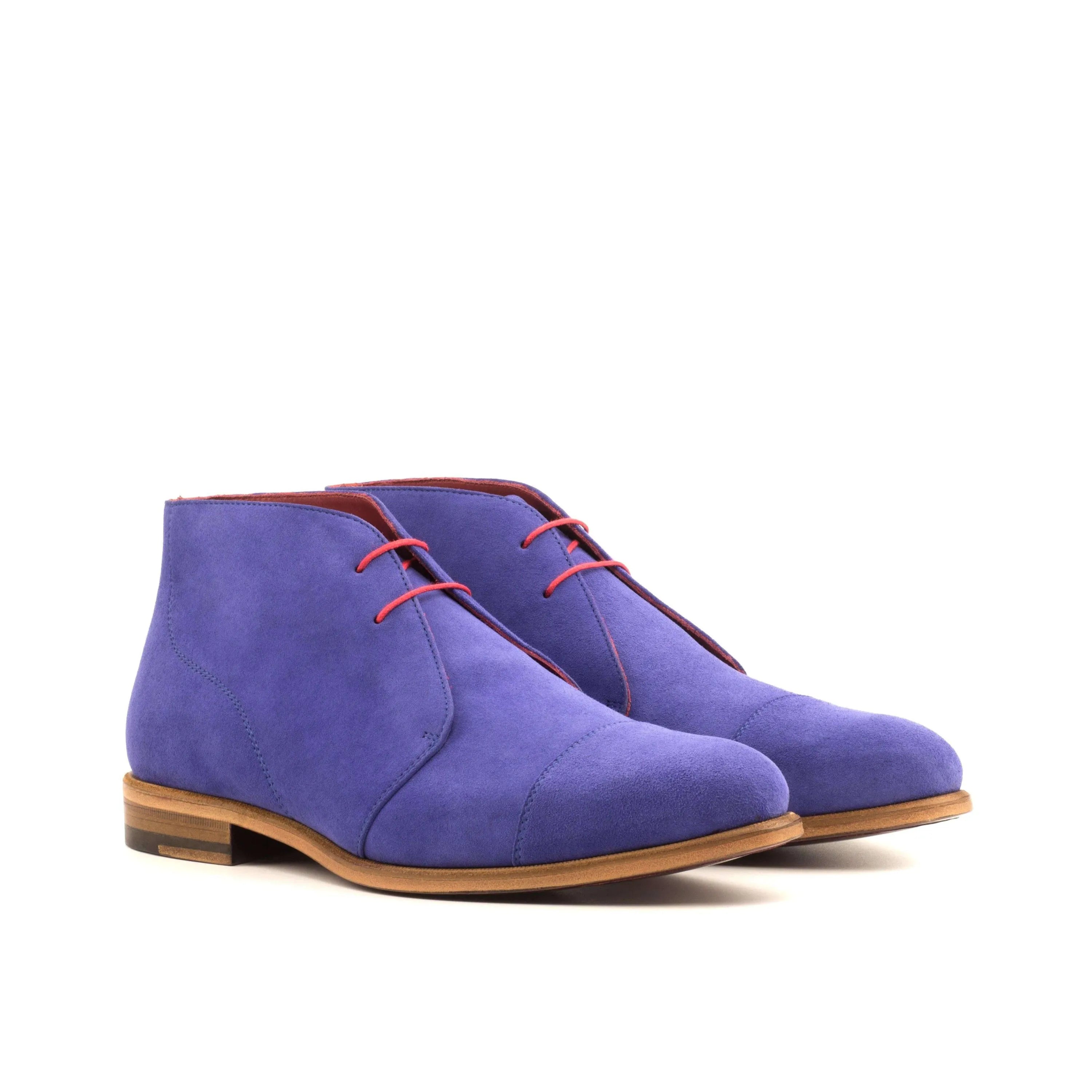 Pair of purple suede Admiral Chukka Boots II