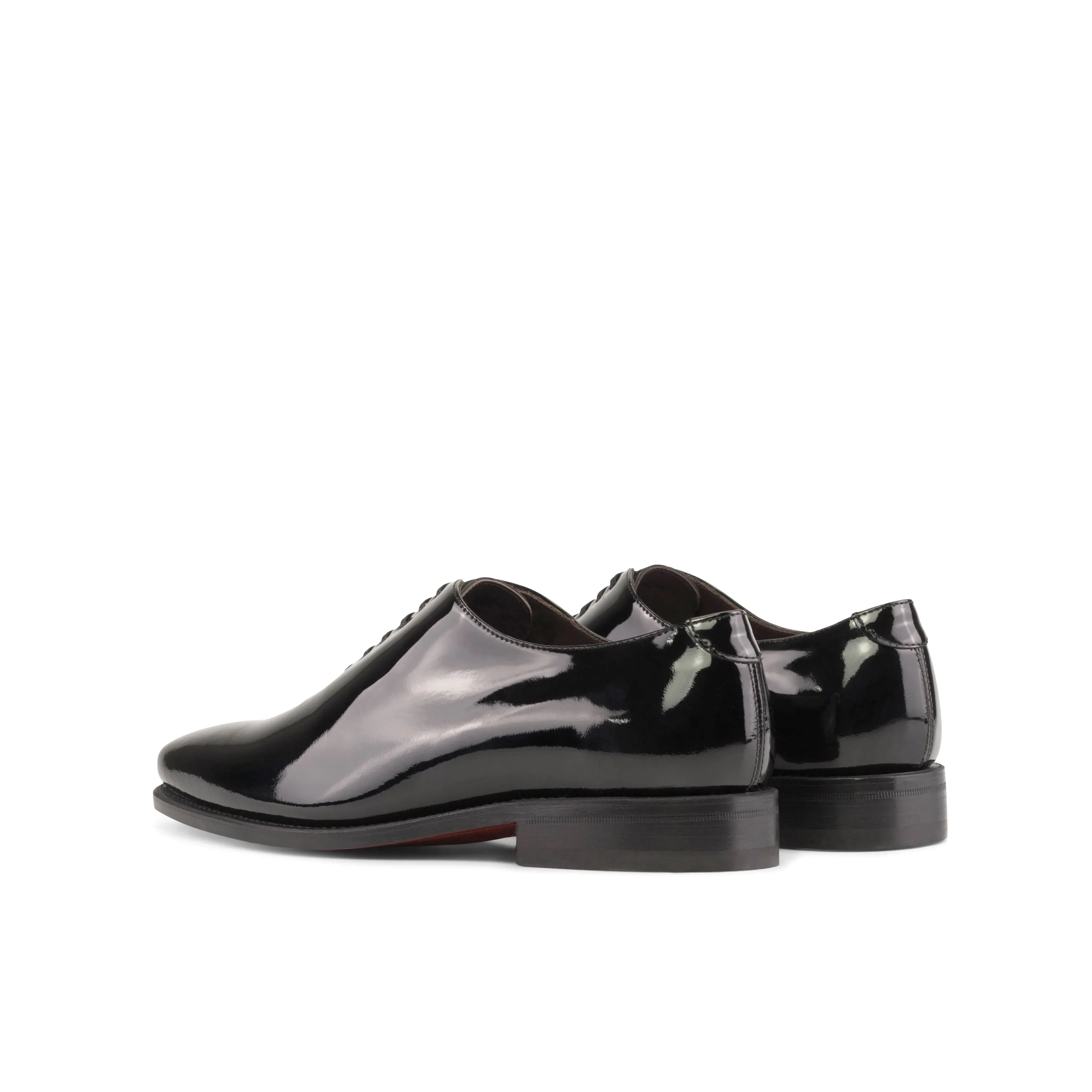 Pair of shiny black Agent2 Wholecut Shoes II
