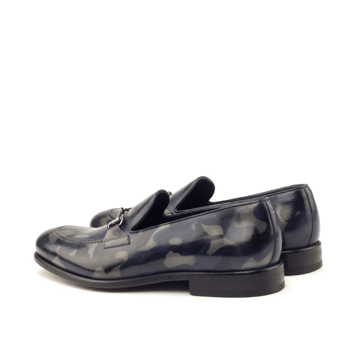 Andrew Camo Loafers II in camouflage patterned leather