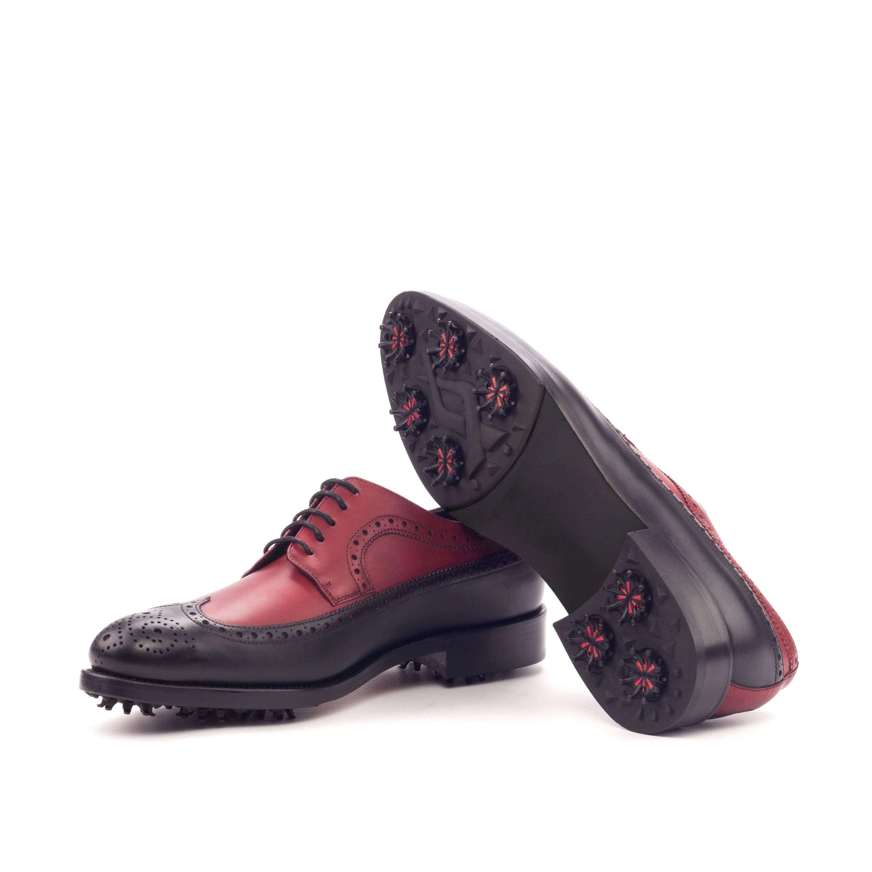 Birdie Long Blucher golf shoes II in two-tone design