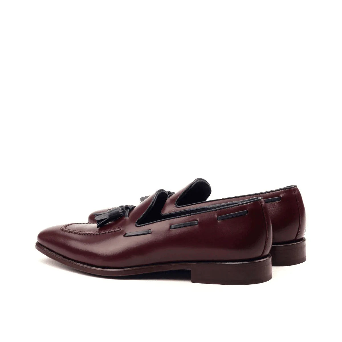 Burgundy box calf Broadway loafers II luxury bespoke shoes for men