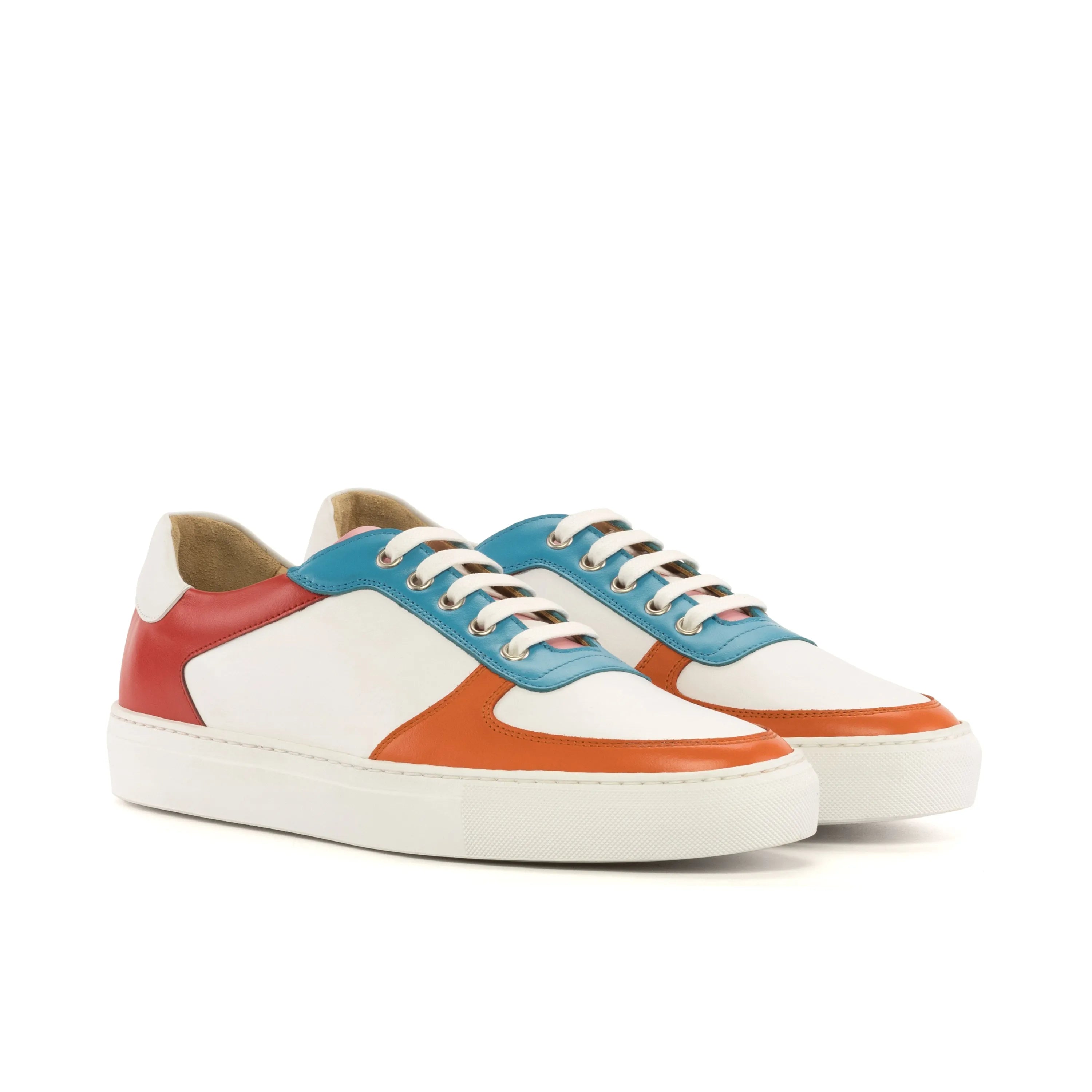 Colorful nappa leather Castor Low trainer sneaker