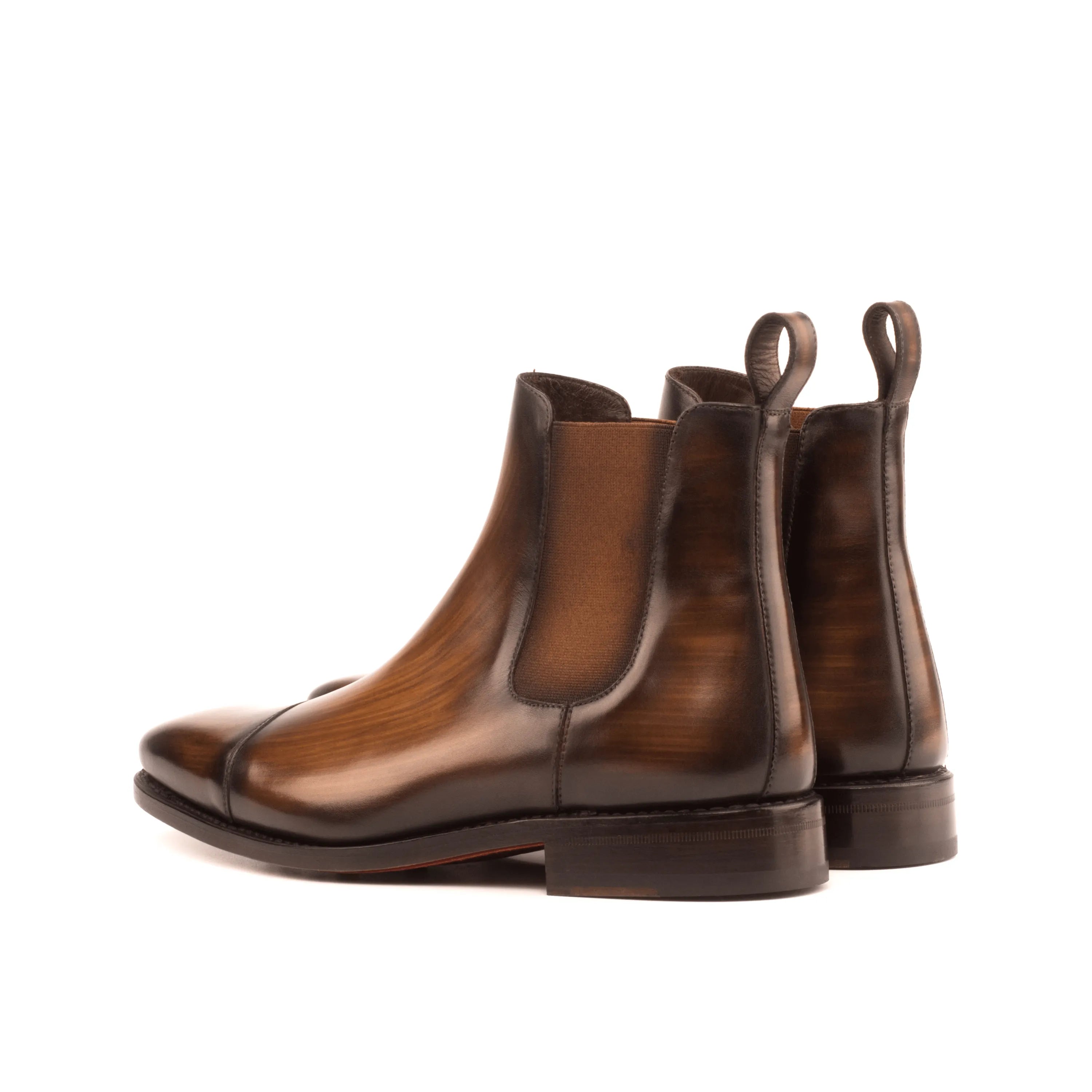 Chayton Patina Chelsea Boots II in brown leather