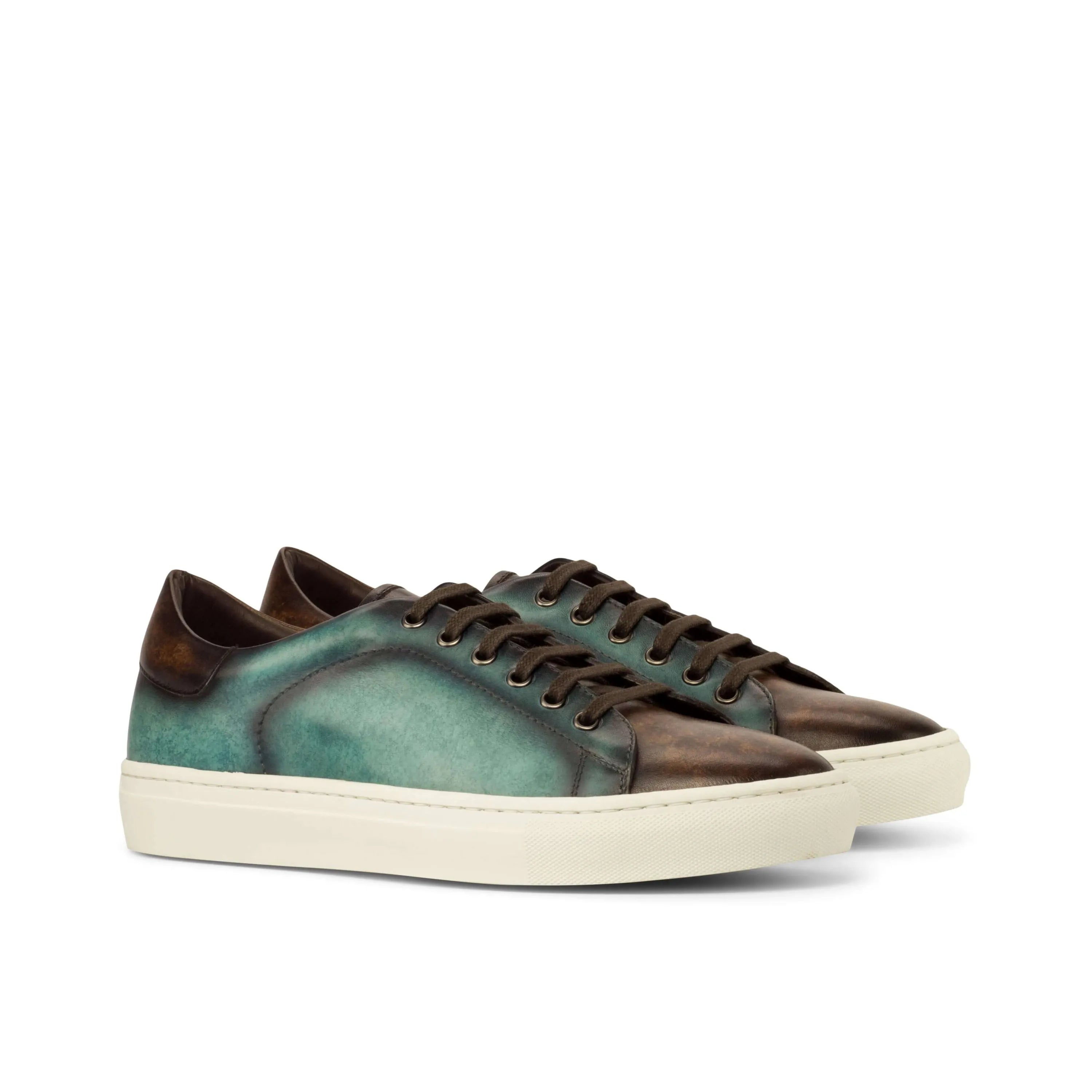 Chochmo patina trainer sneaker in leather low-top style