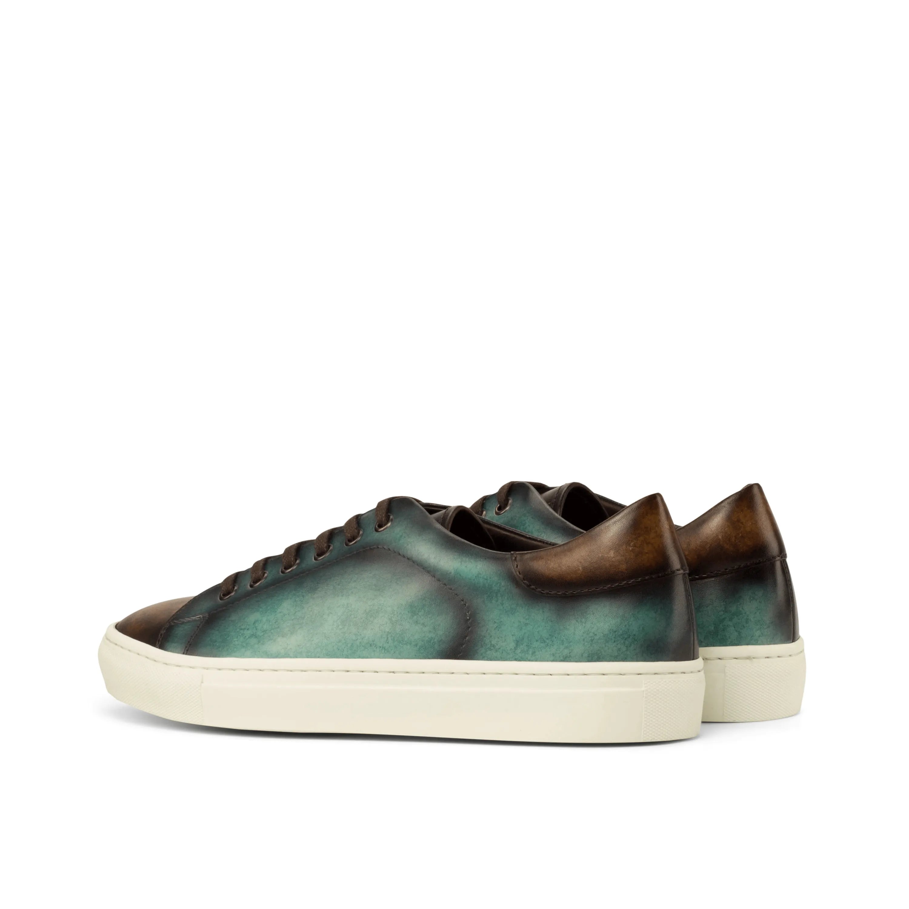 Two-toned leather Chochmo Trainer Sneaker II back view