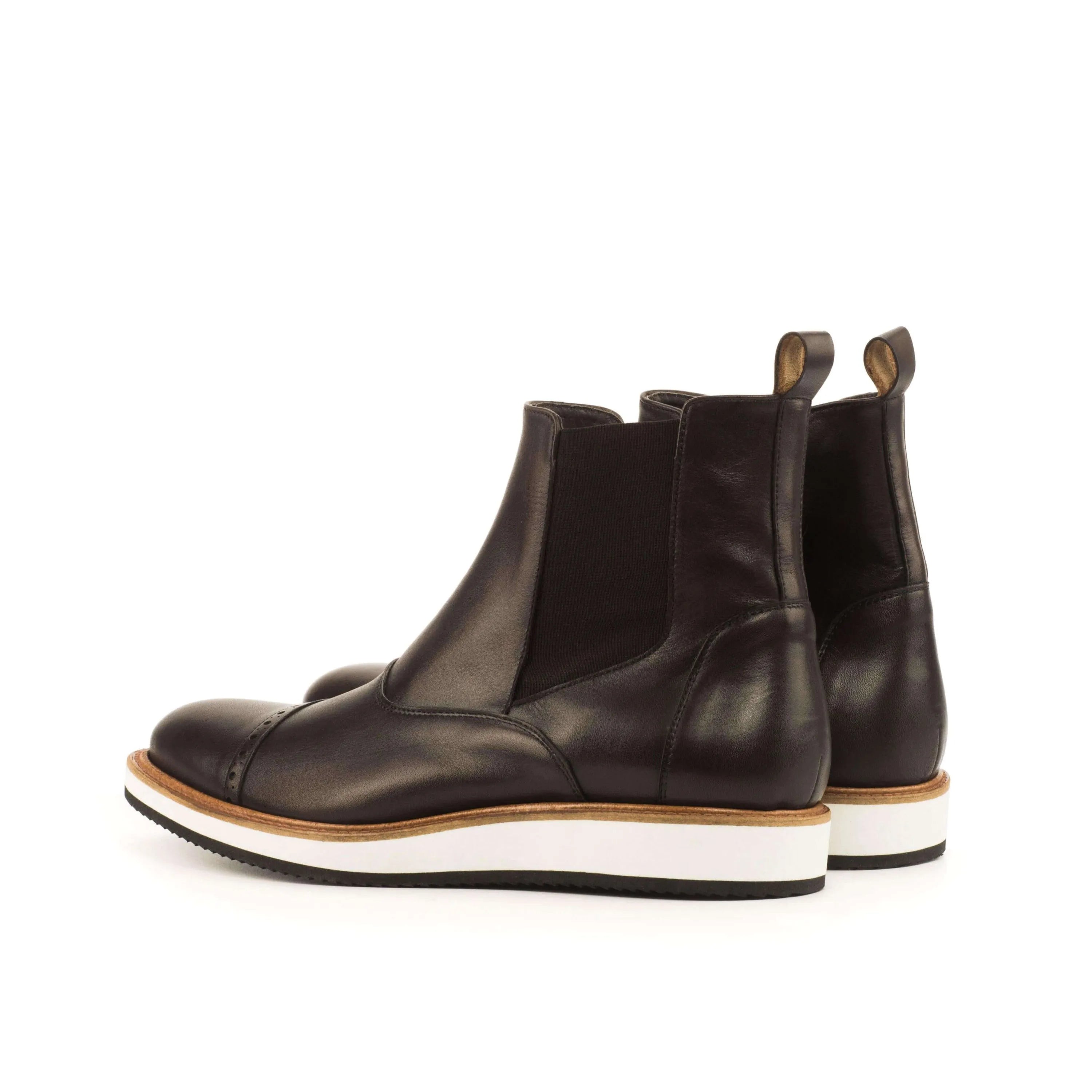 Brown Choovio Chelsea Boots II leather Chelsea boots