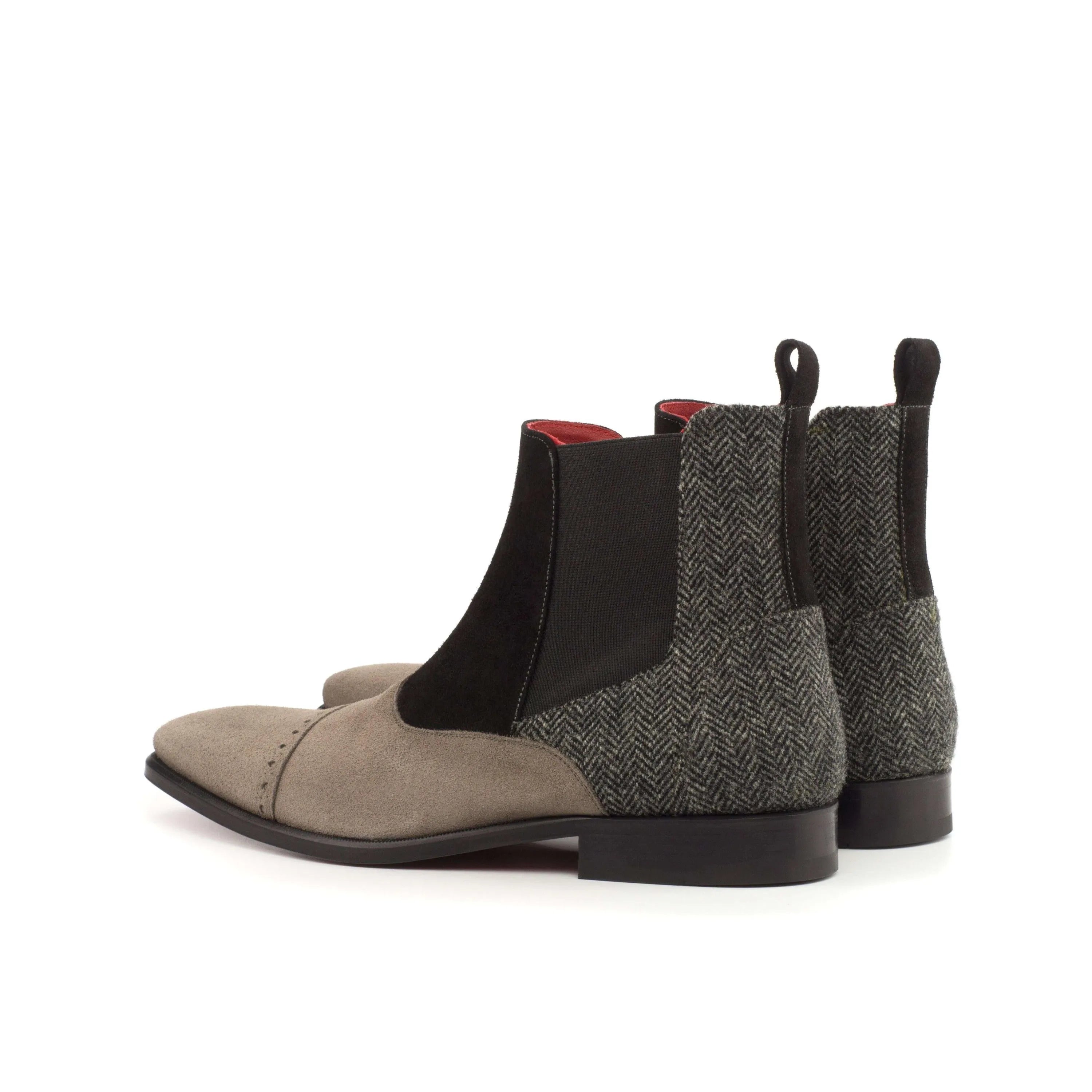 Two-toned CM20 Chelsea Boots II back view