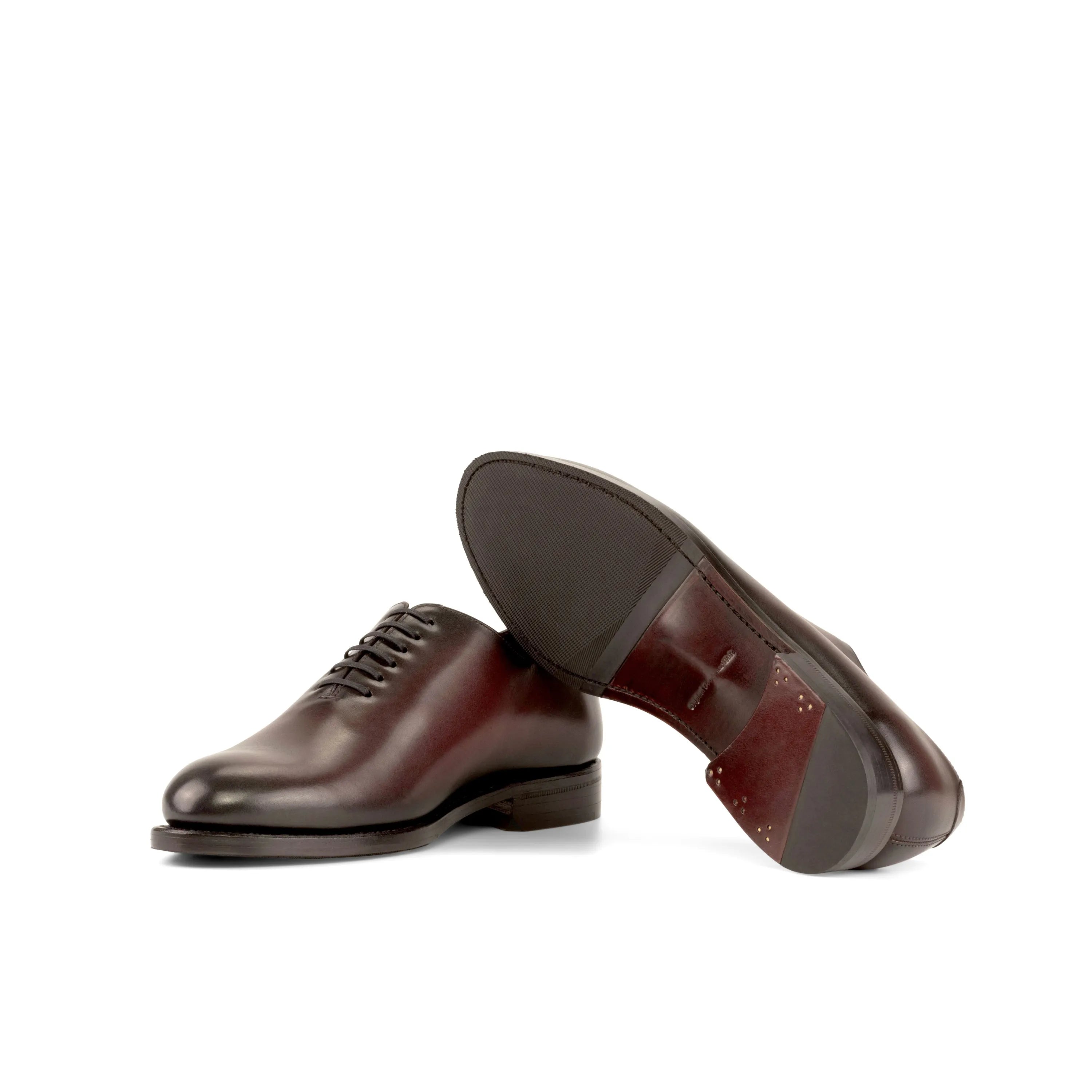 Pair of brown leather Daniels Wholecut shoes