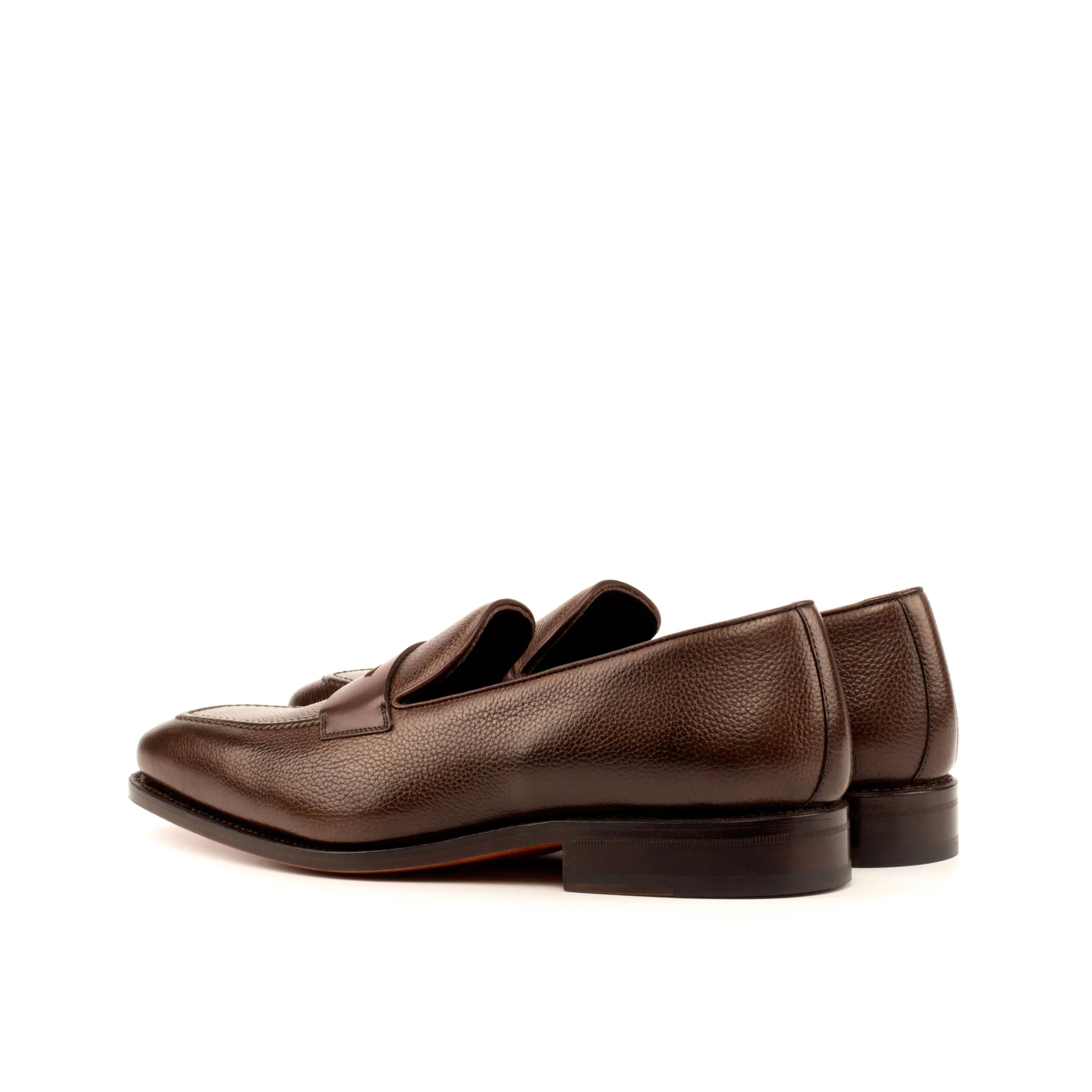Dark brown Darko loafers II luxury bespoke shoes for men