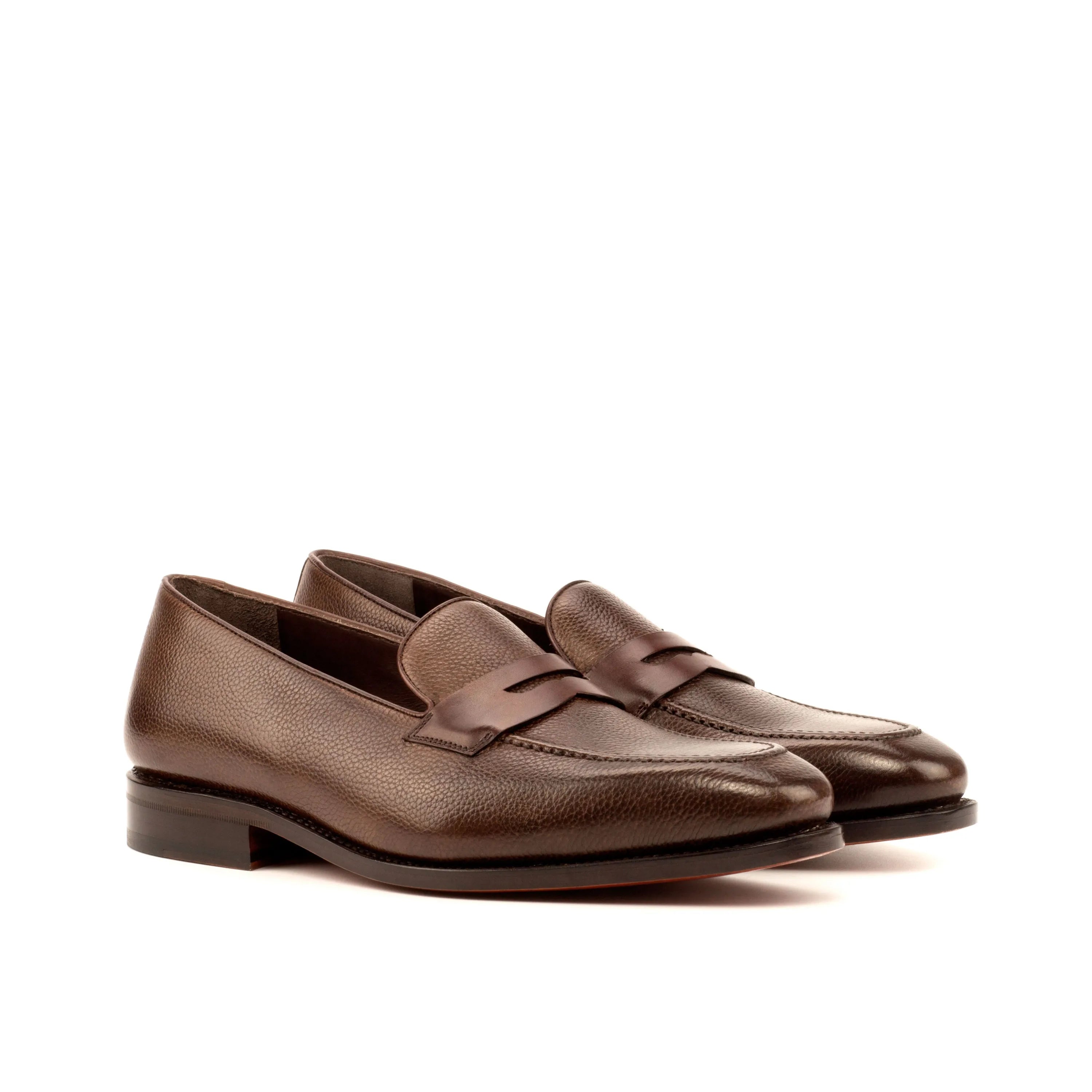 Dark brown Darko loafers II luxury bespoke shoes for men