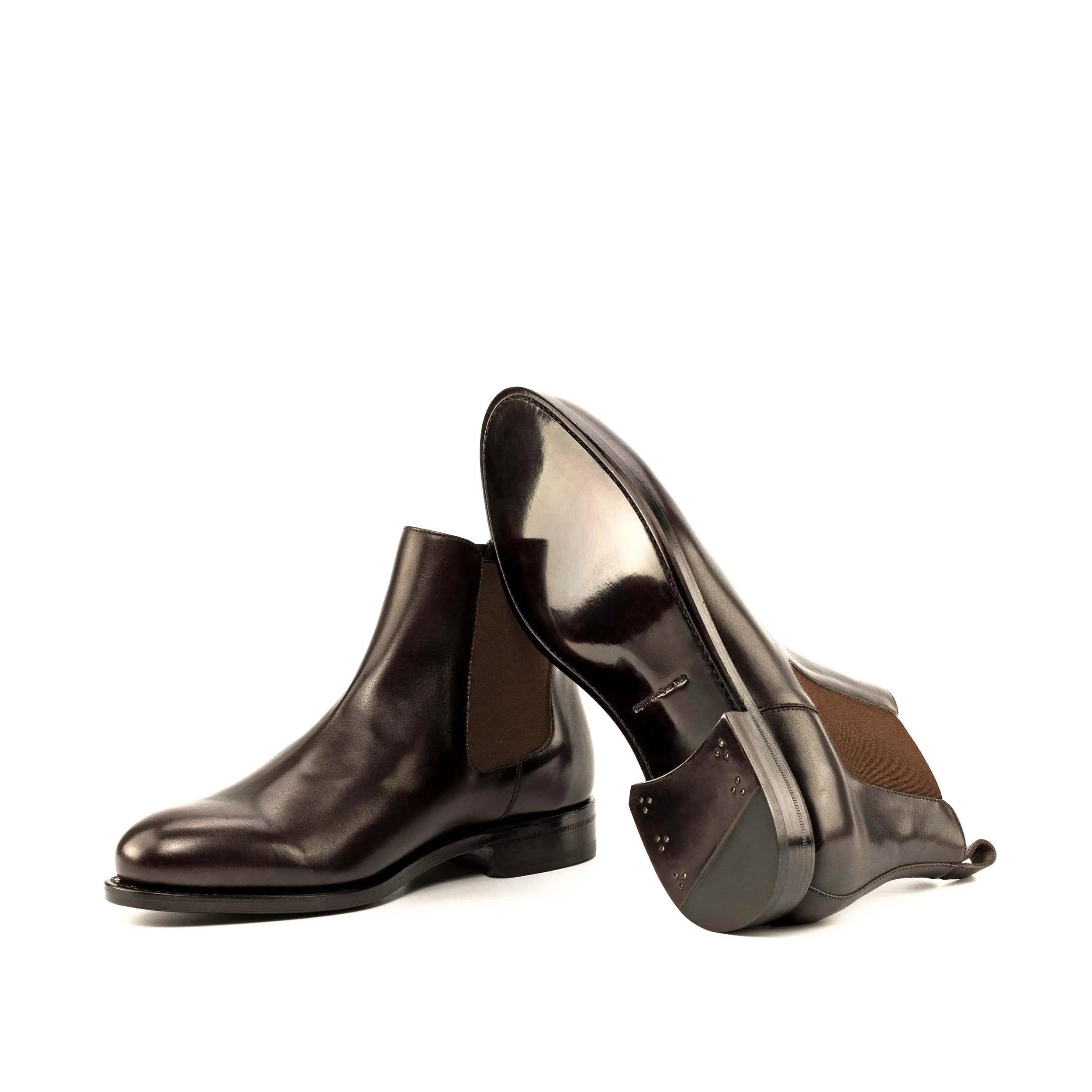Pair of brown leather Jackson Jr Chelsea boots from Fast Lane
