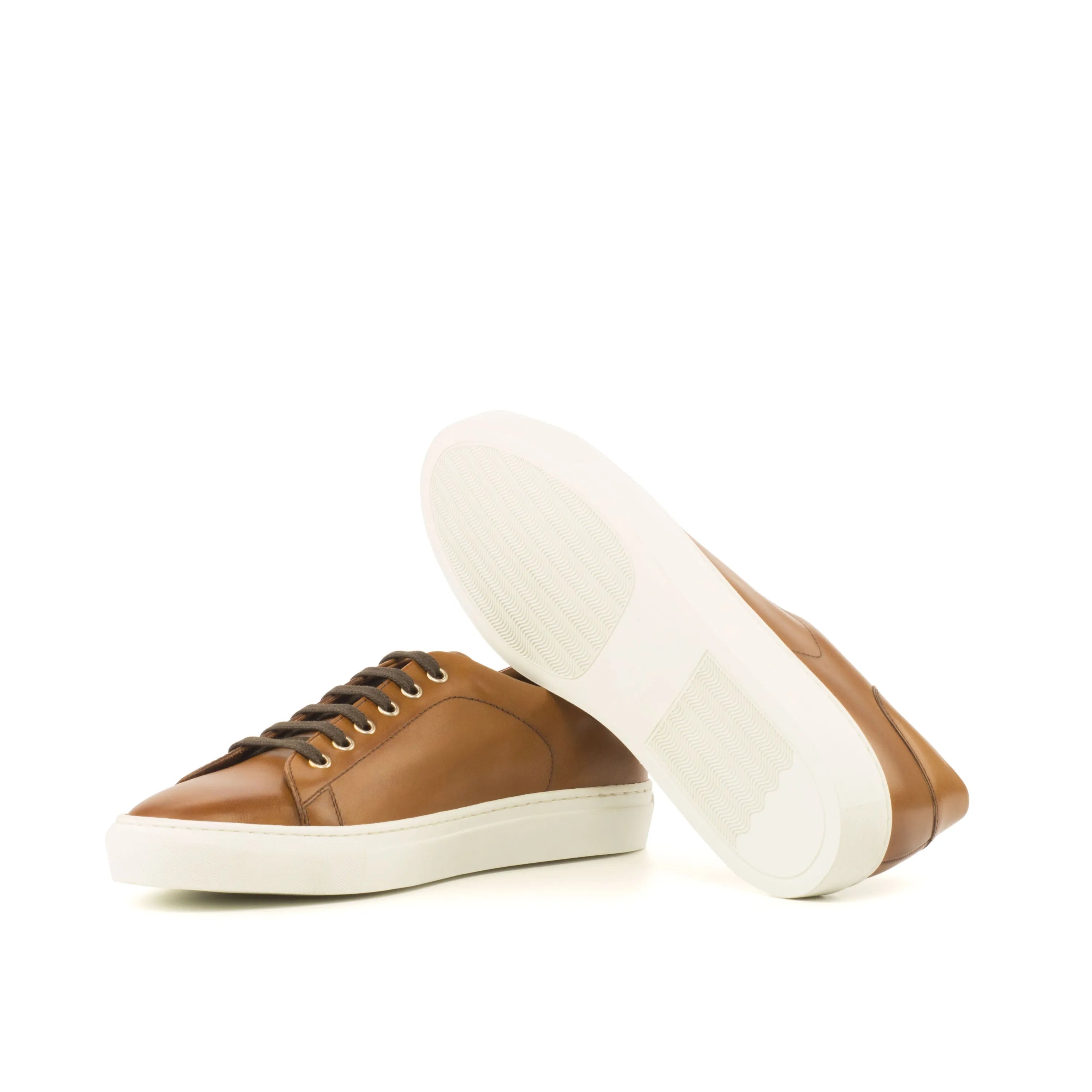 Brown Jero Trainer Sneakers II leather sneakers