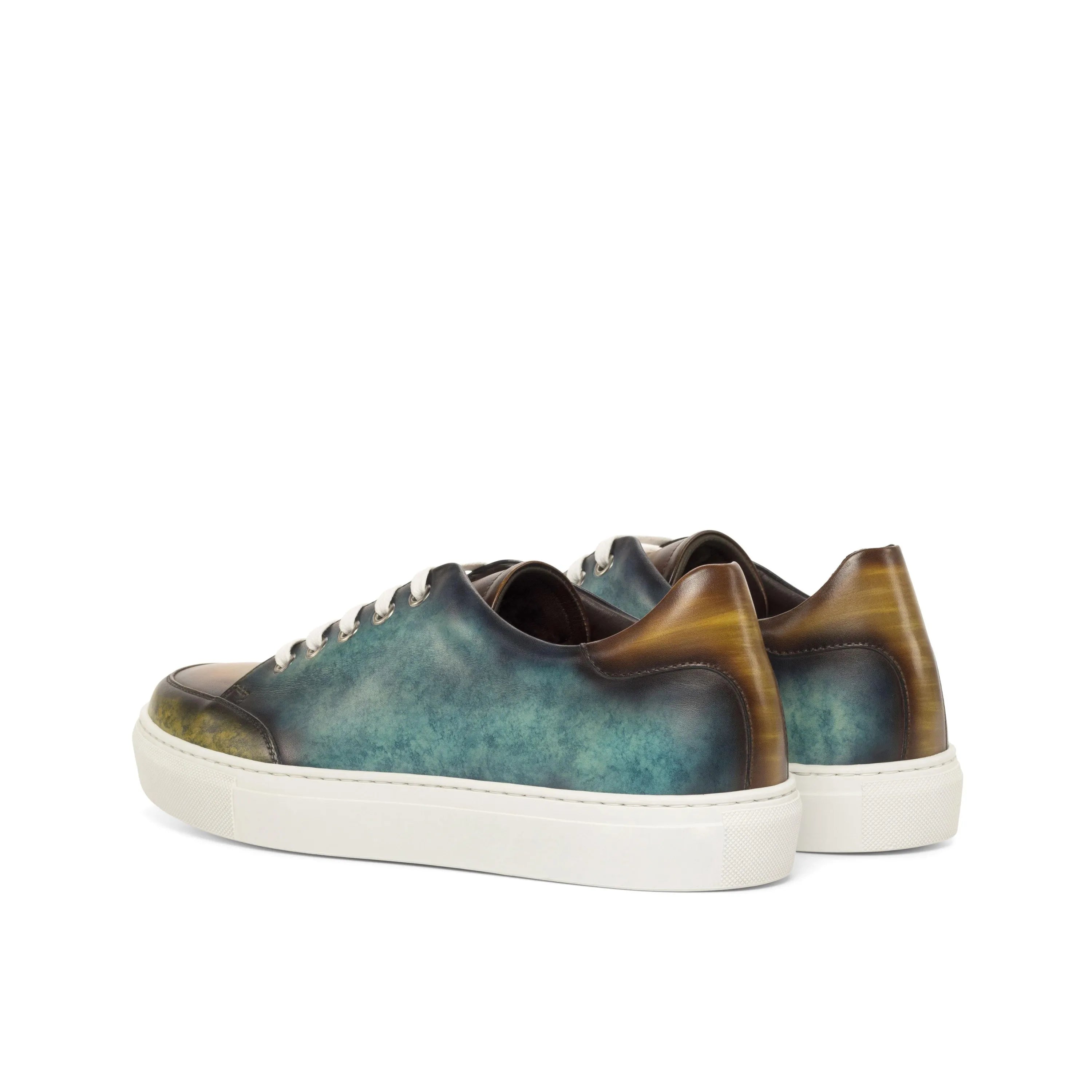 Jullia Ladies Patina Tennis Sneaker leather low-top sneakers
