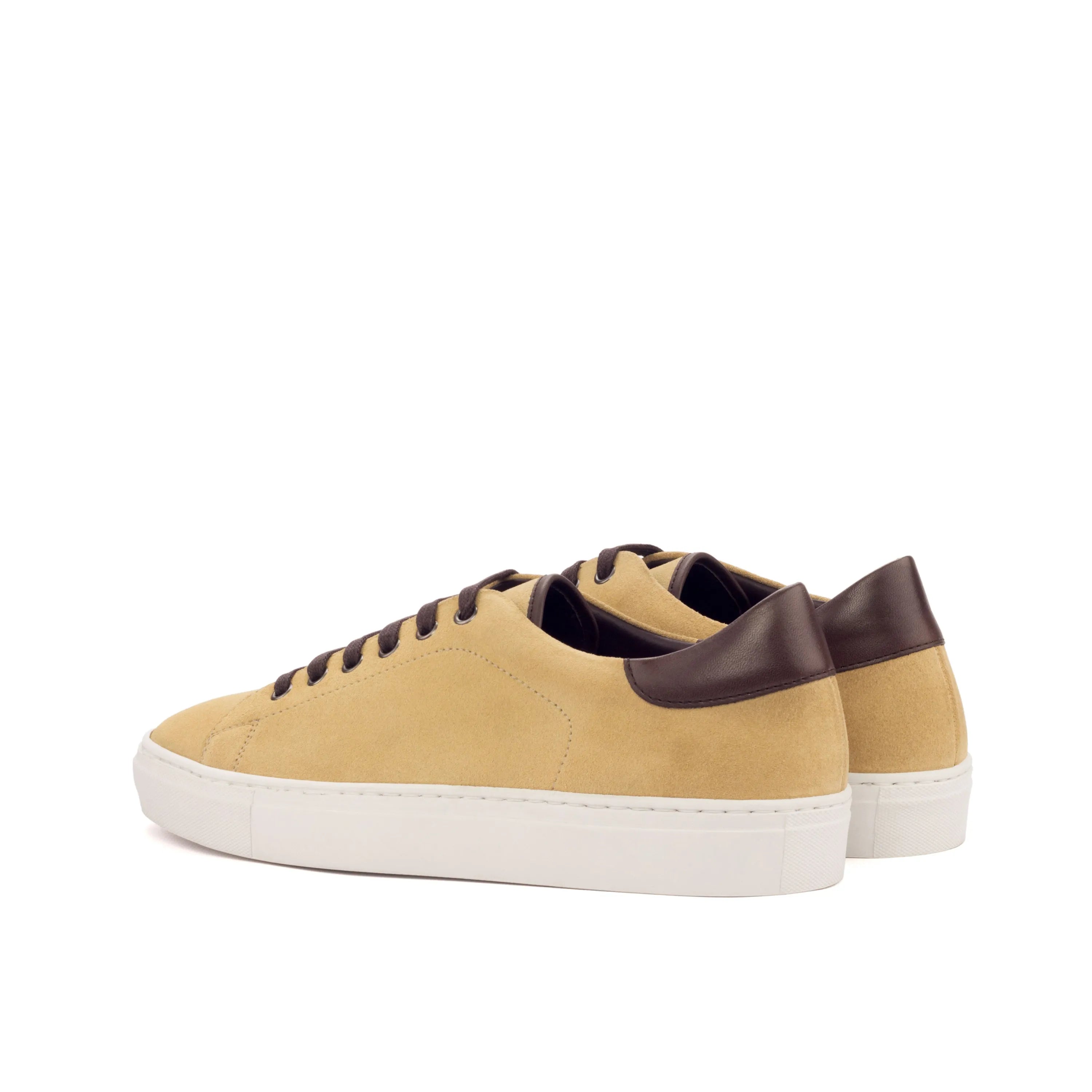 Tan Lordi trainer sneakers II with brown accents