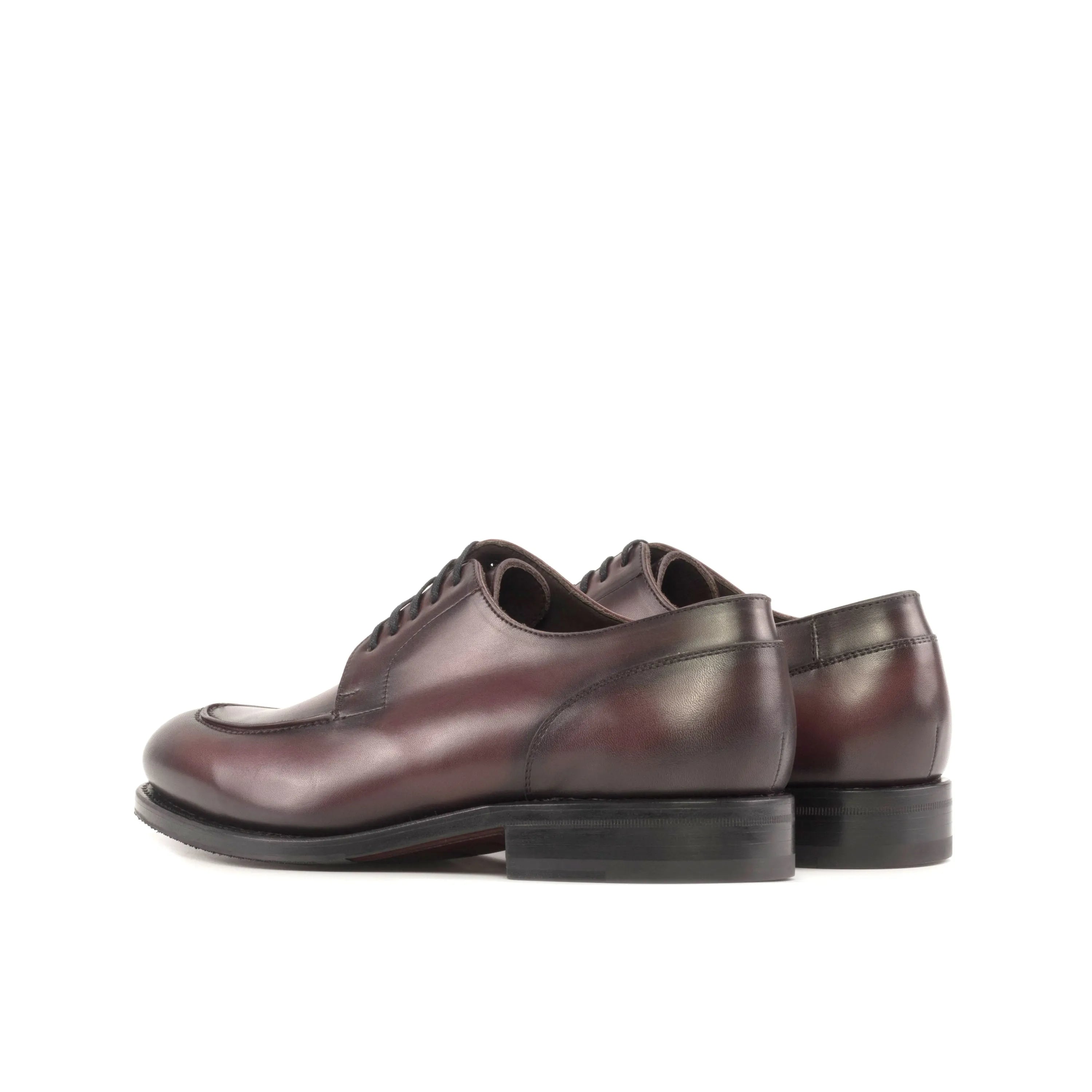 Luginos Derby Split Toe II burgundy leather dress shoes