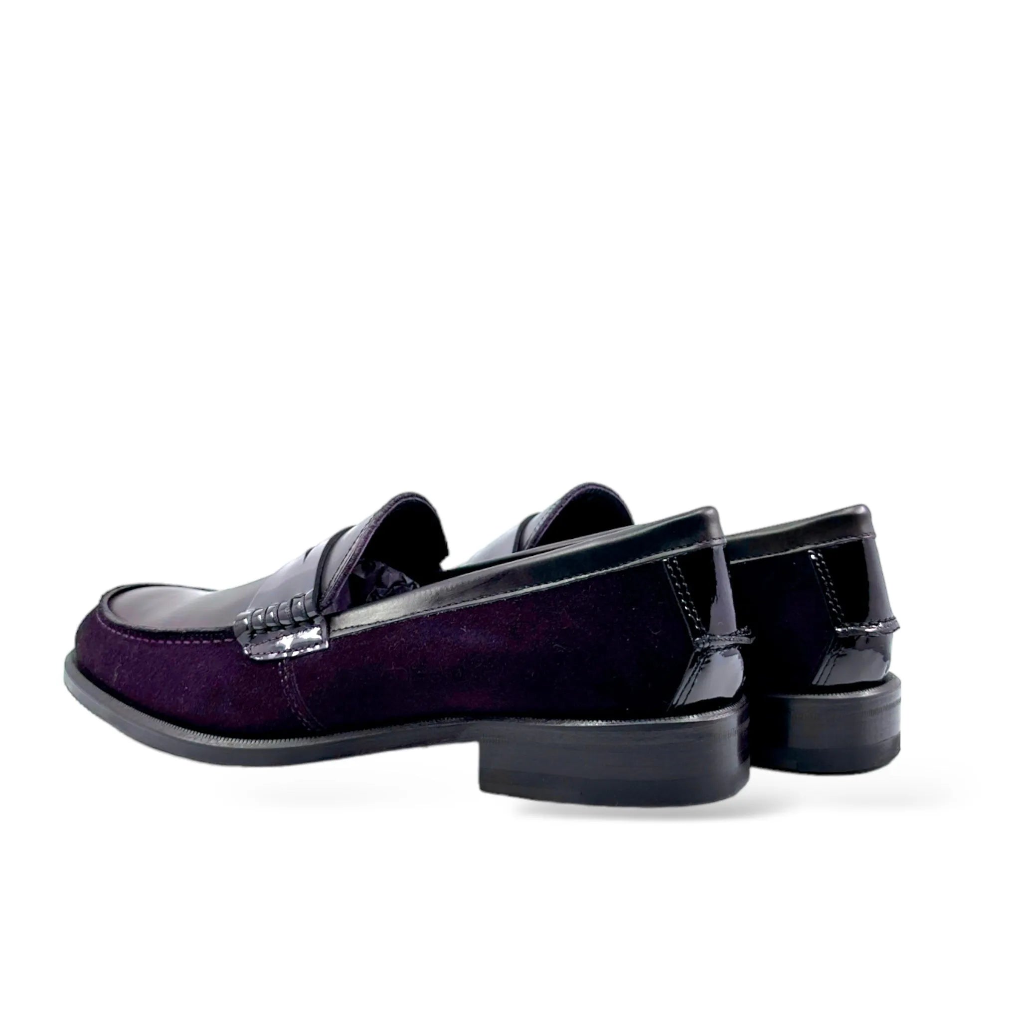 Marisool Ladies Loafers II black patent leather pair