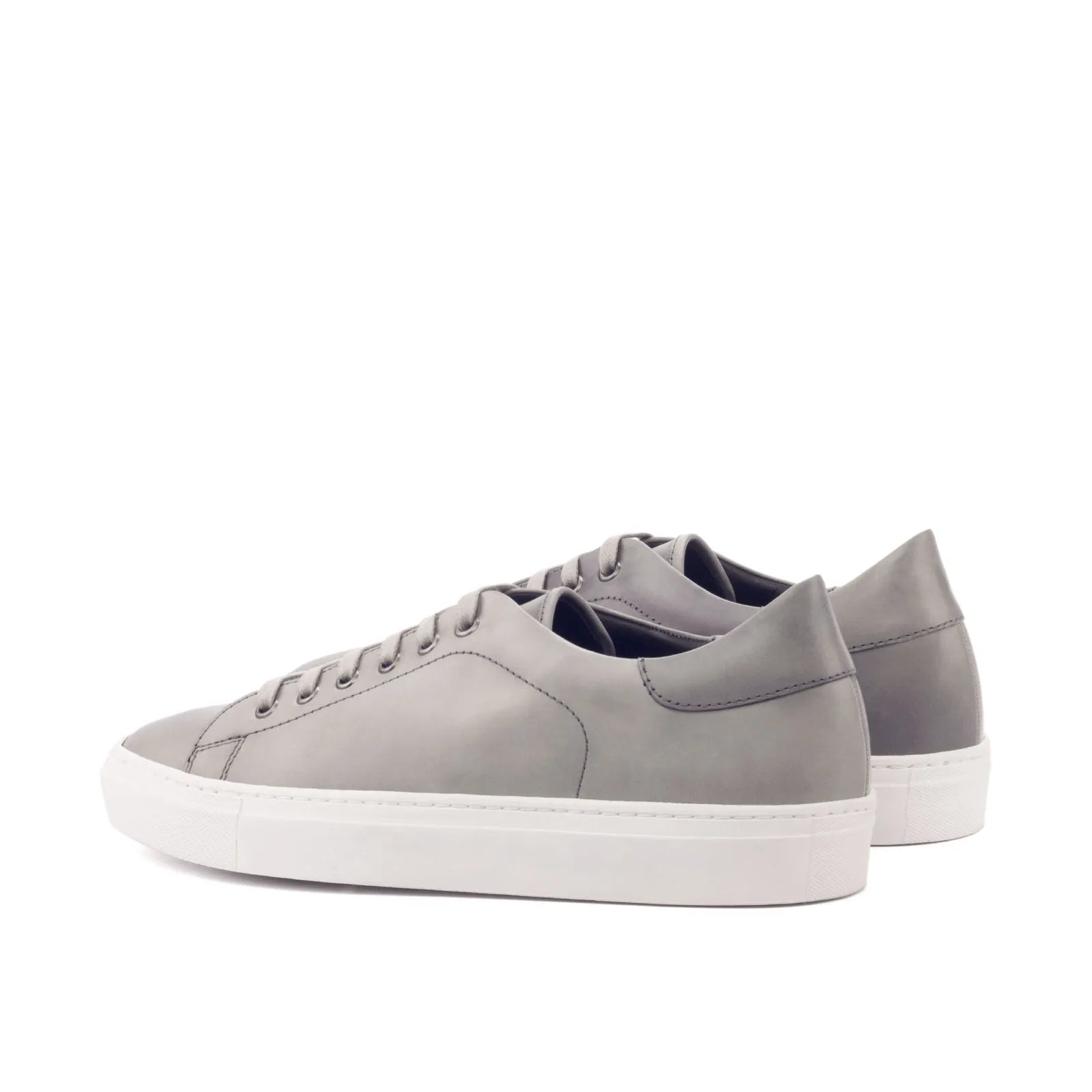 Gray Nicholas Trainer Sneaker with cupsole trainer design