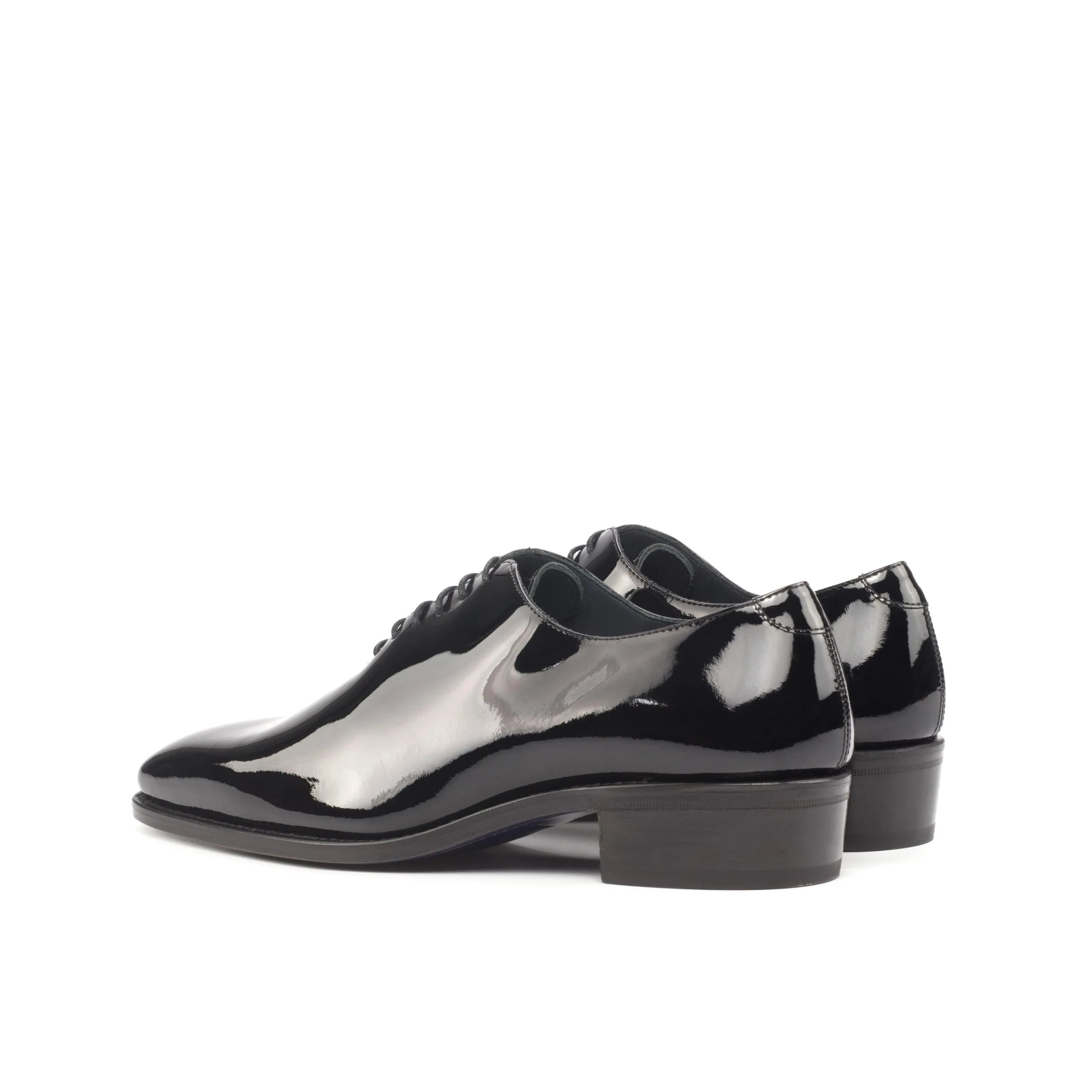 Black patent leather Proper Wholecut Shoes II