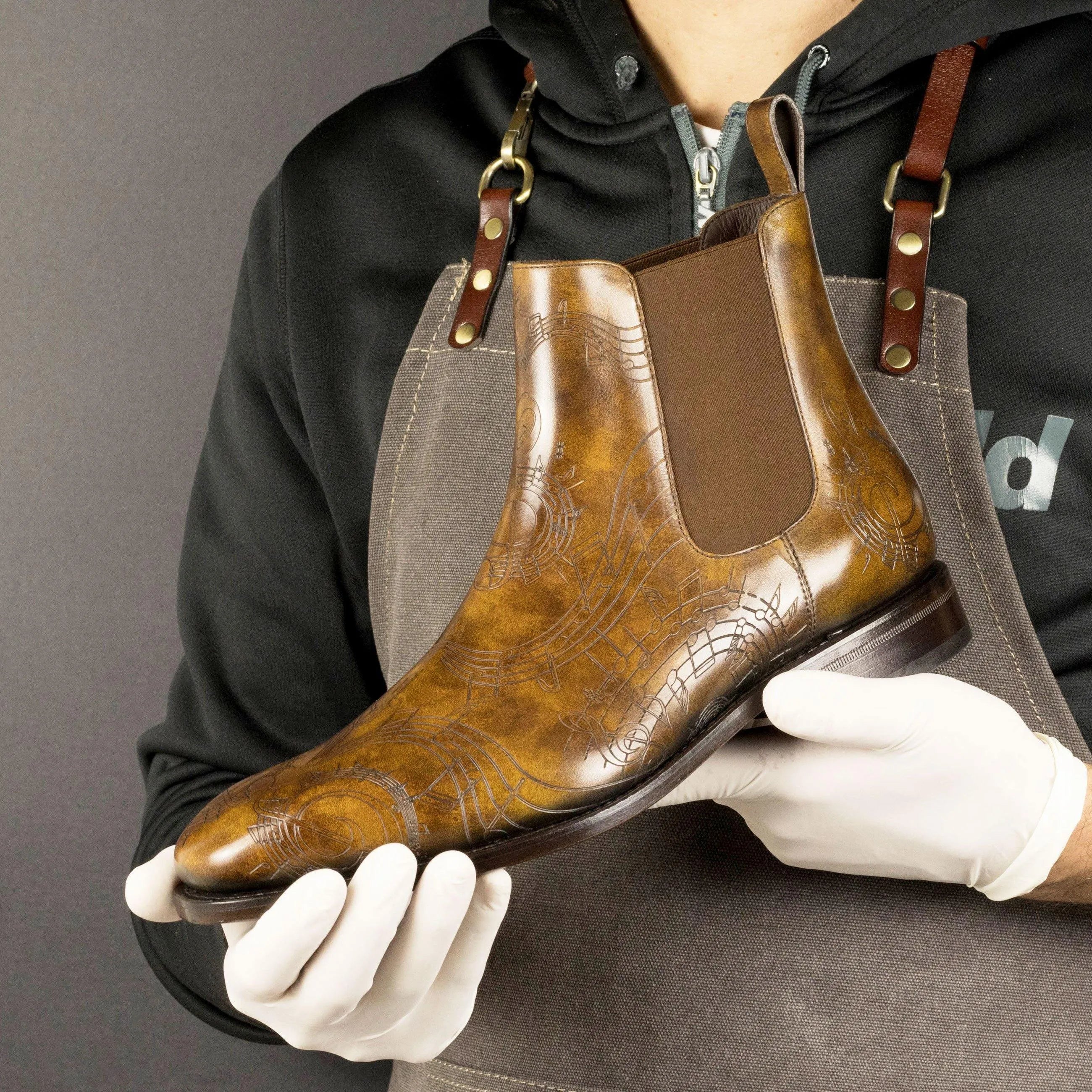 Rob Patina Chelsea Boots II brown leather patina Chelsea boots