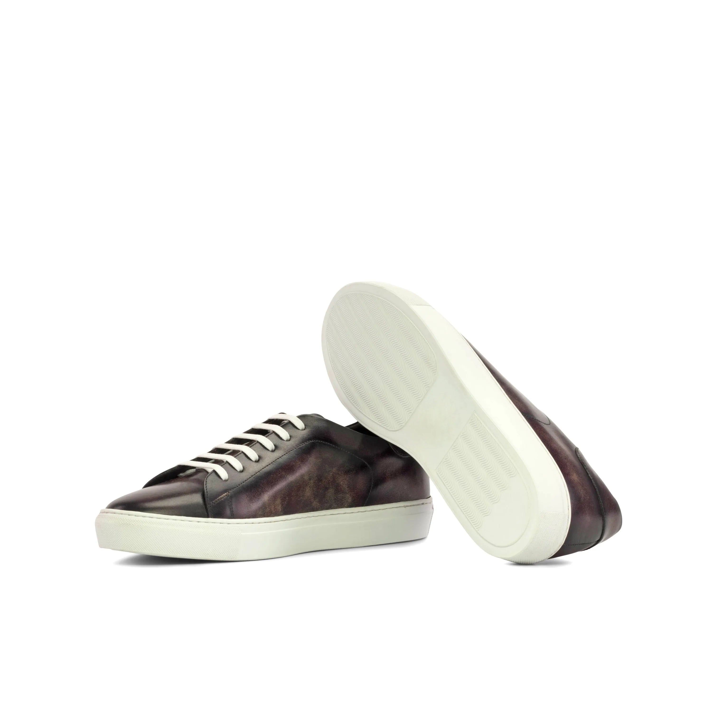 Roma Trainer Patina cupsole trainer sneakers in leather low-top style