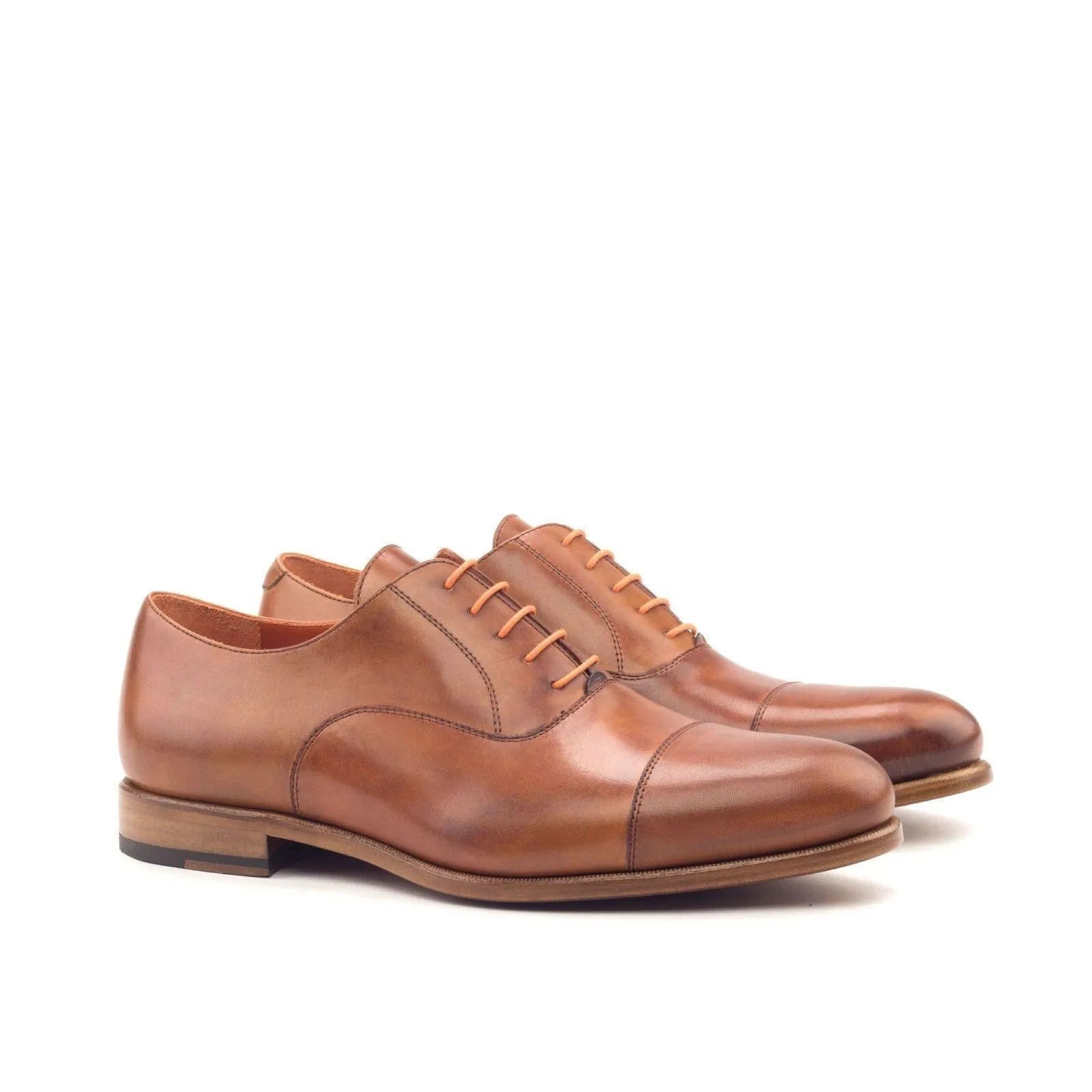 Pair of brown leather Saint Oxford Shoes II