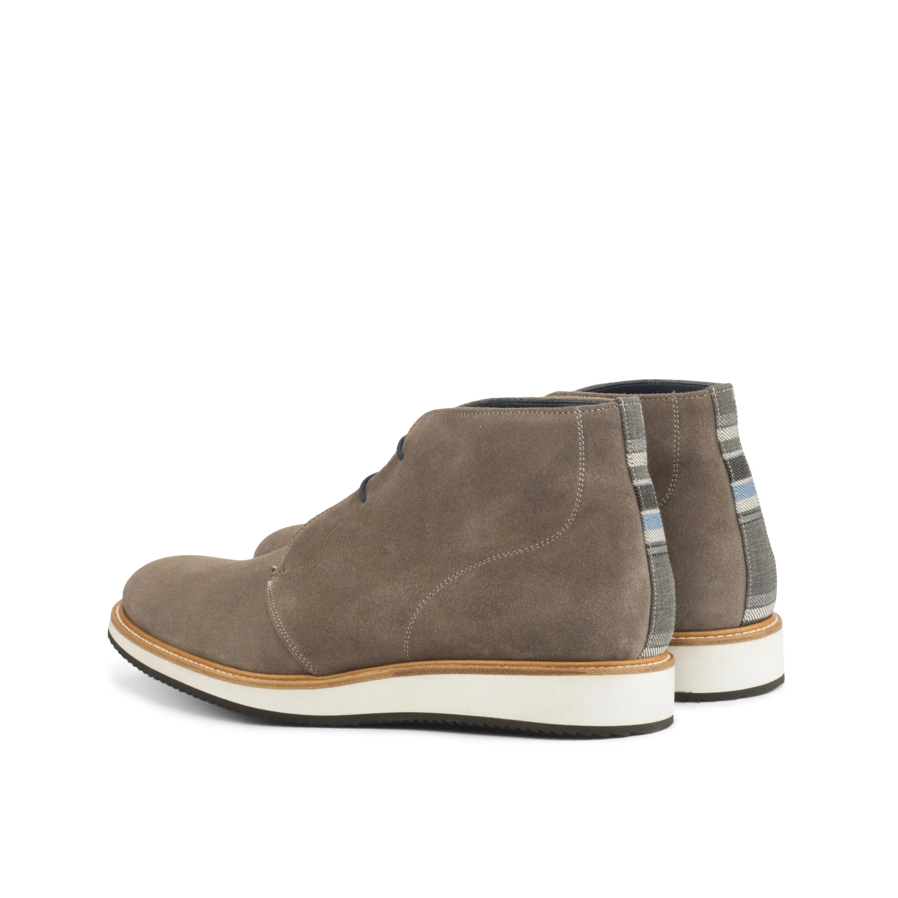 Taupe suede T42 Chukka Boots II back view