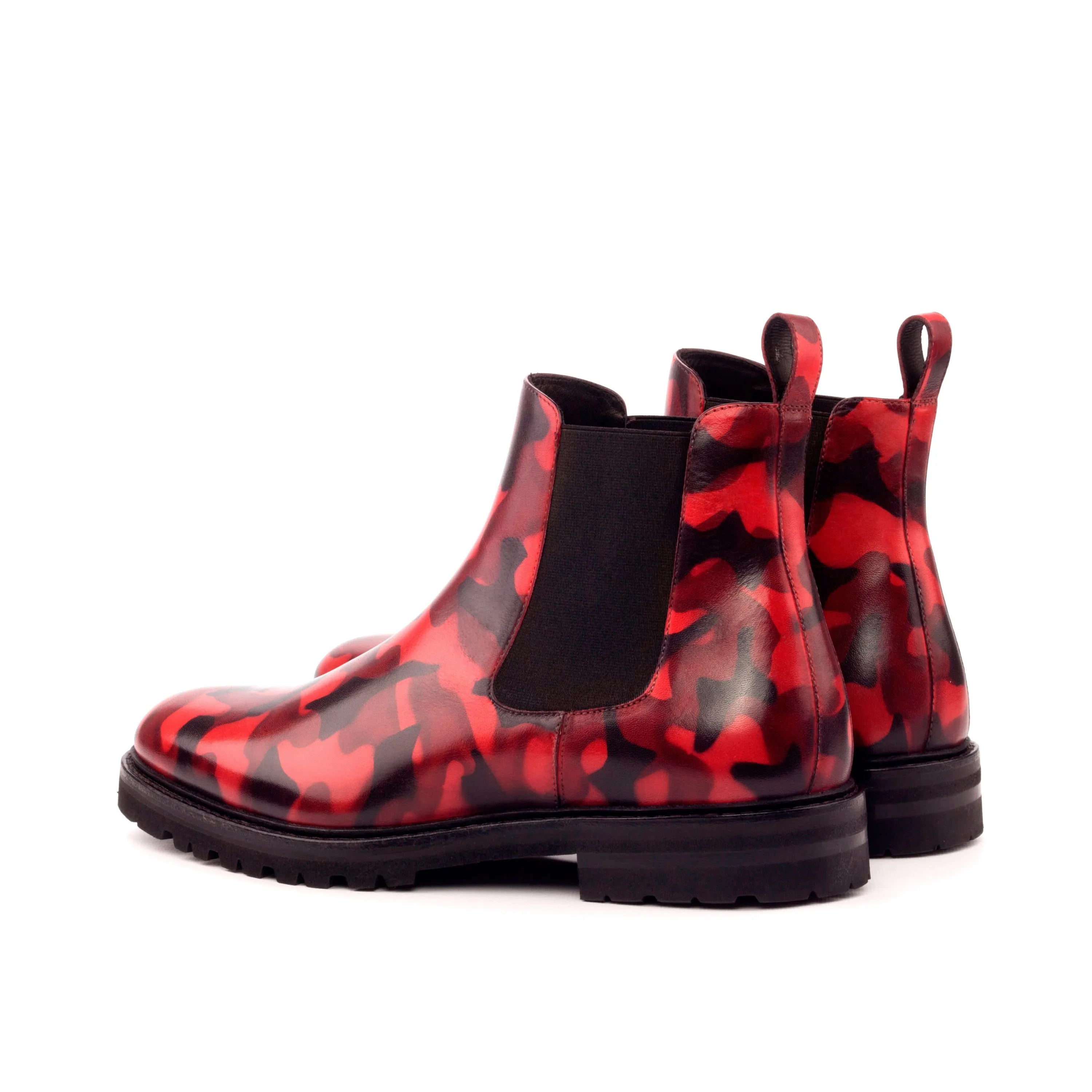 Red camouflage Theodora Chelsea Boots II