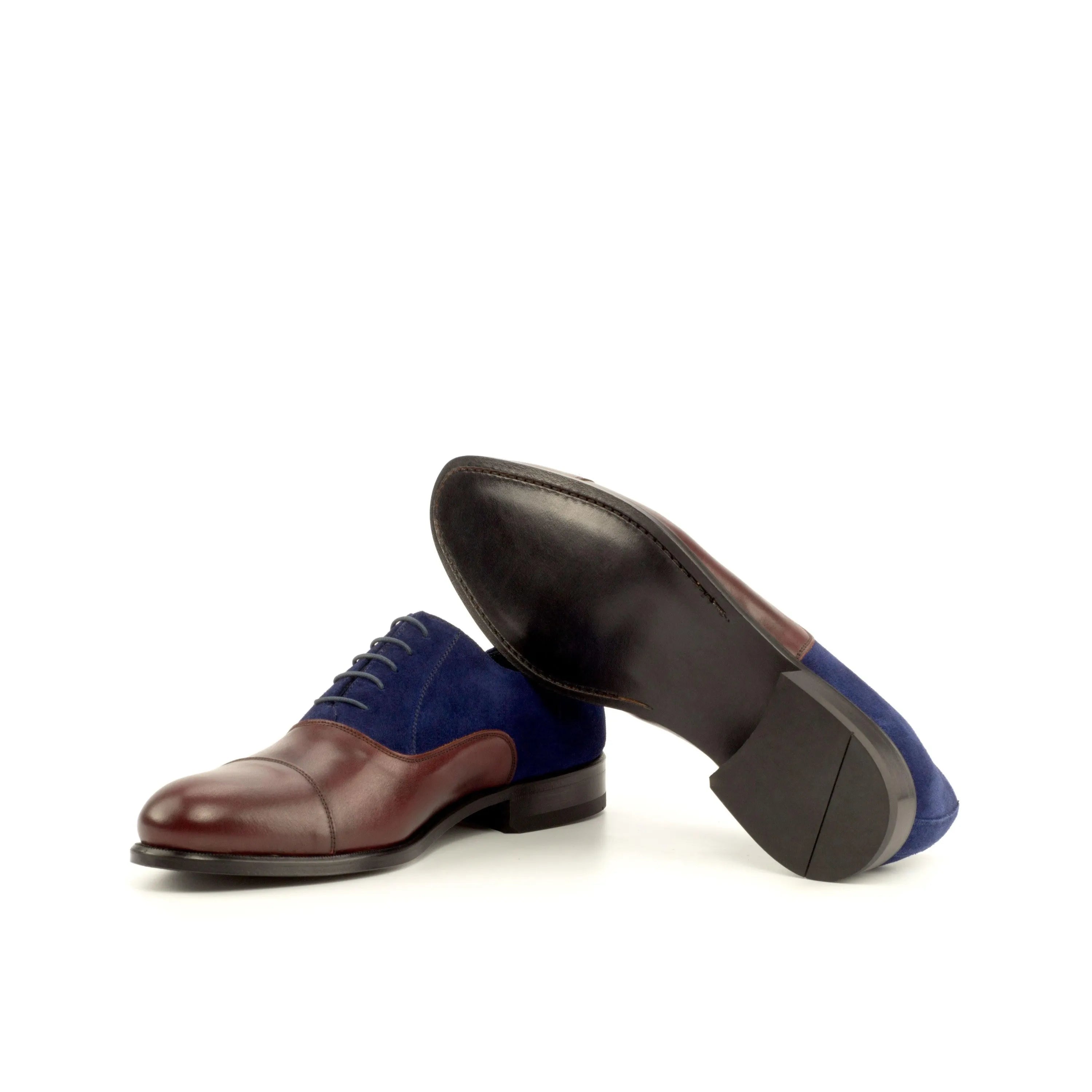 Two-tone leather WR11 Oxford Shoes II back view
