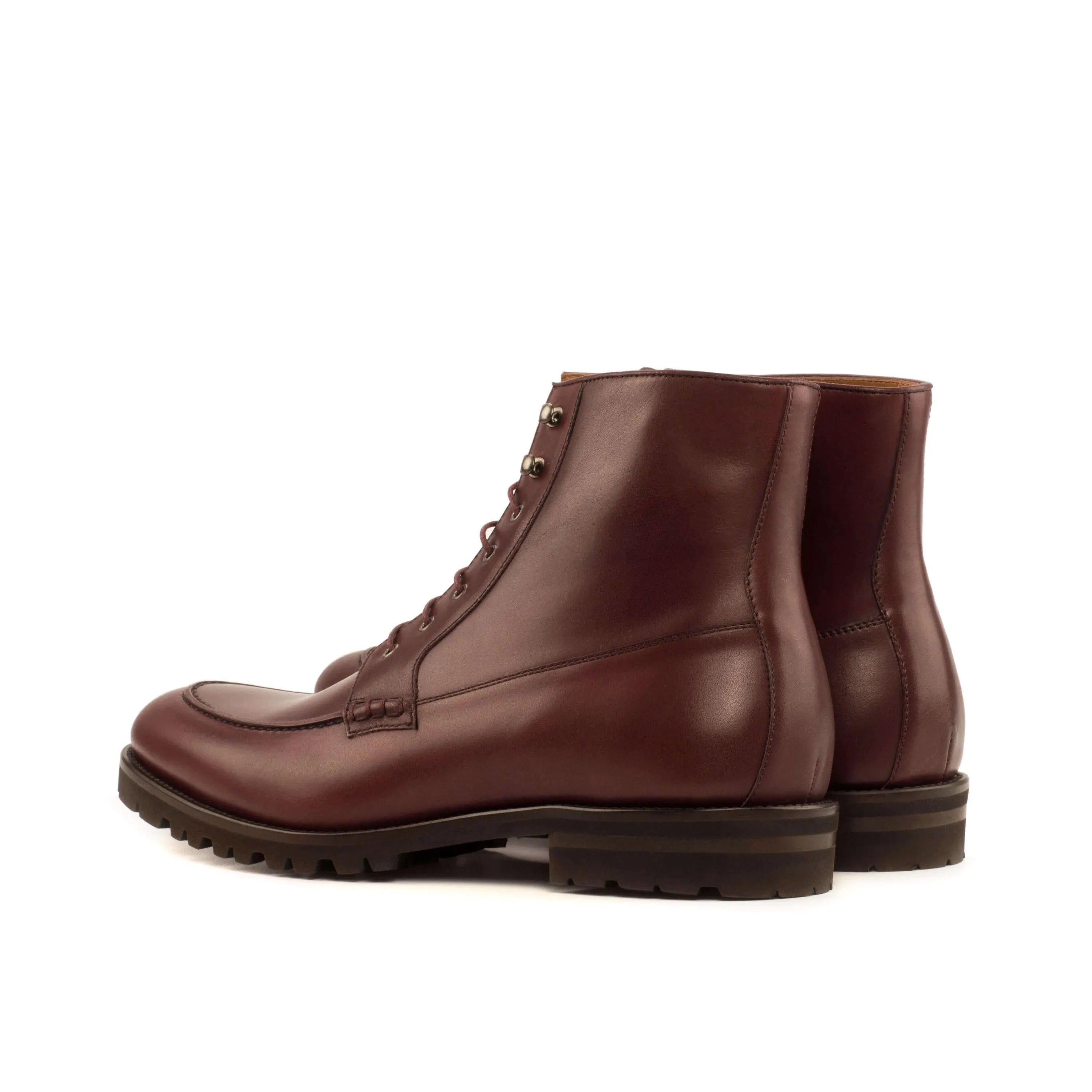 Brown Abrilio Moc Boot II leather lace-up boots