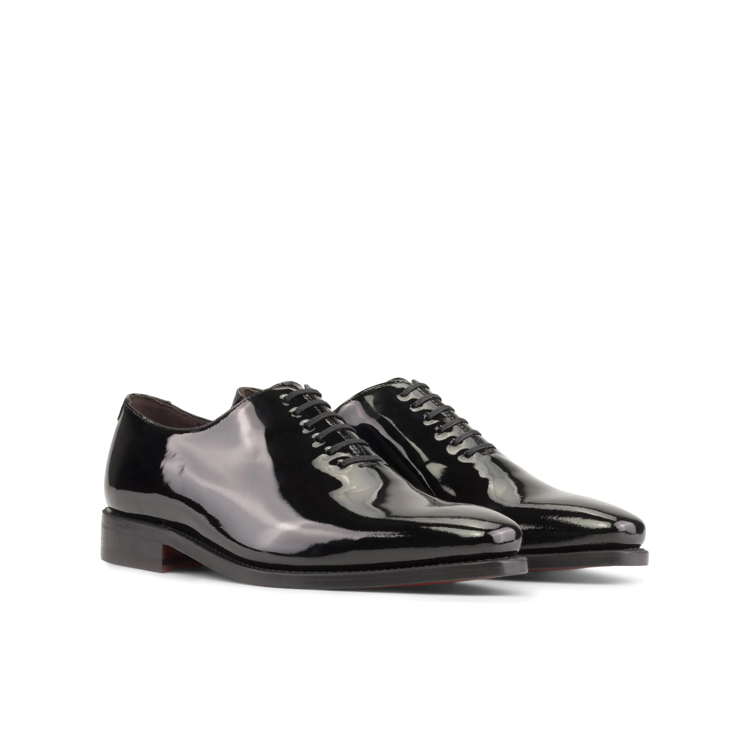 Pair of shiny black Agent2 Wholecut Shoes II