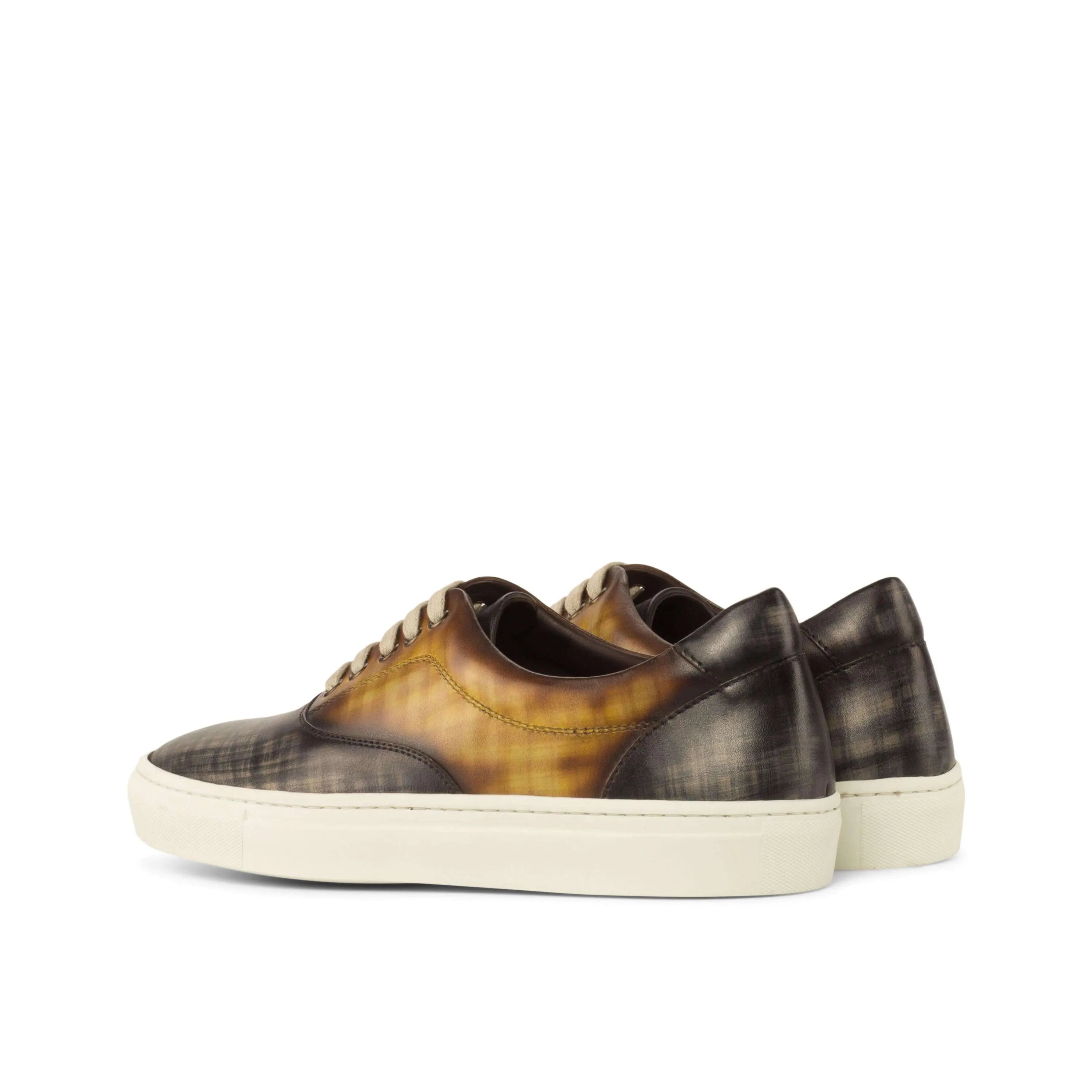 Brown and gray Alex Top Sider Patina Sneaker II cupsole trainer