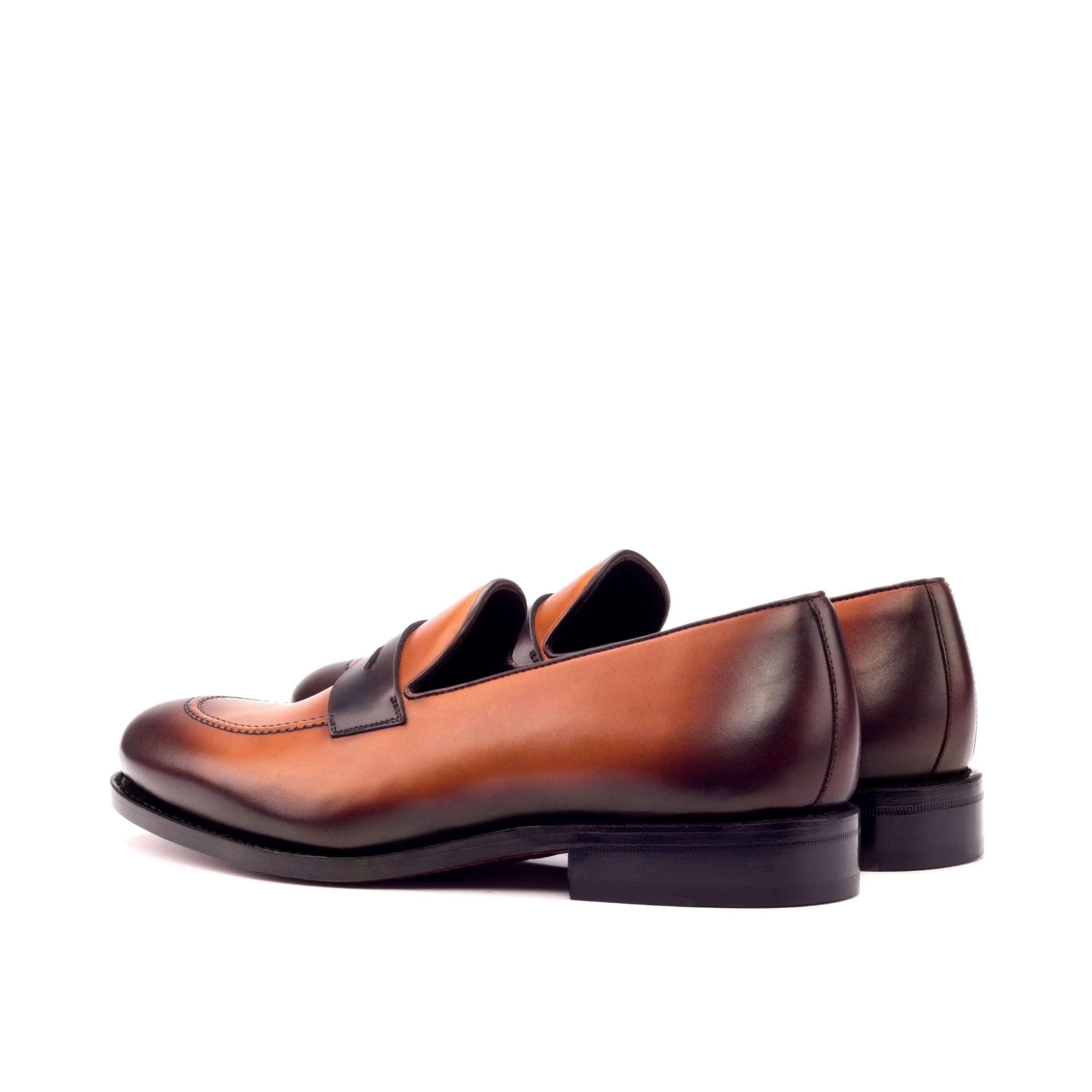 Brown leather Alto Loafers II luxury bespoke shoes for men