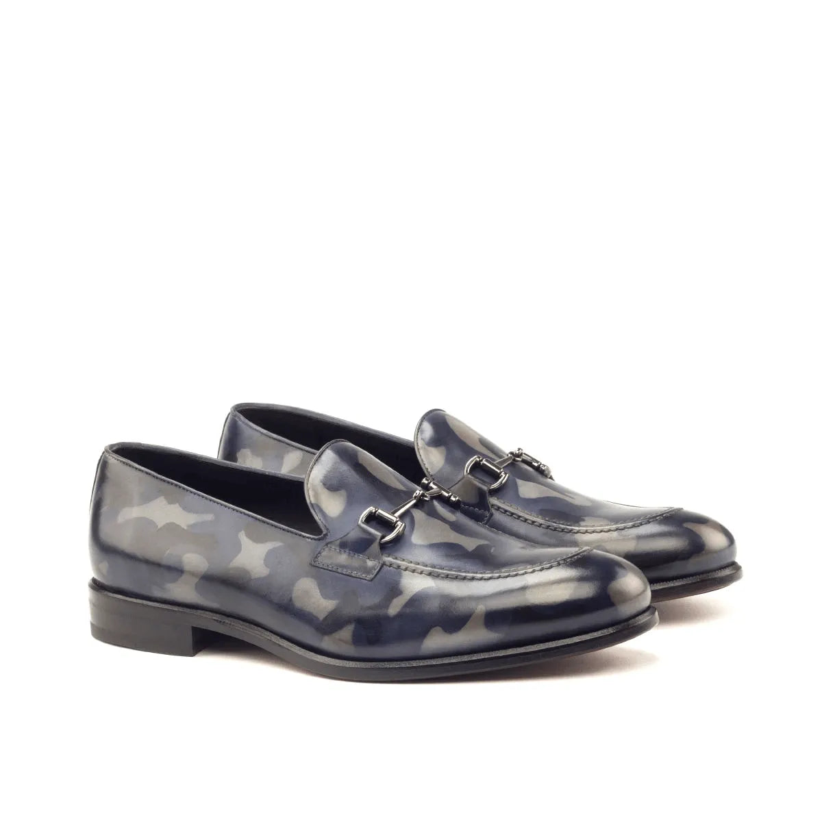 Andrew camo loafers II with camouflage patterned leather