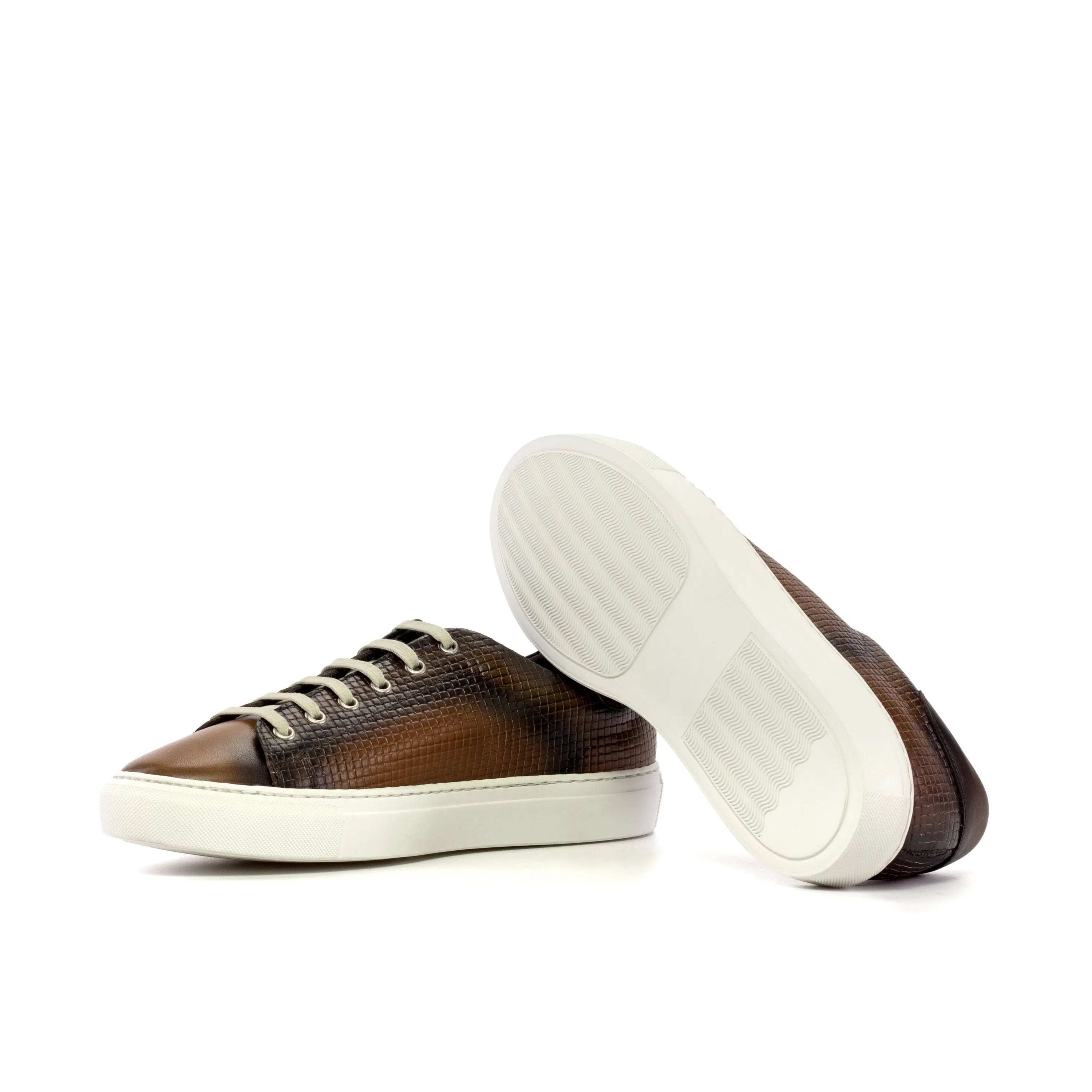 Brown CapaFive trainer sneaker in leather