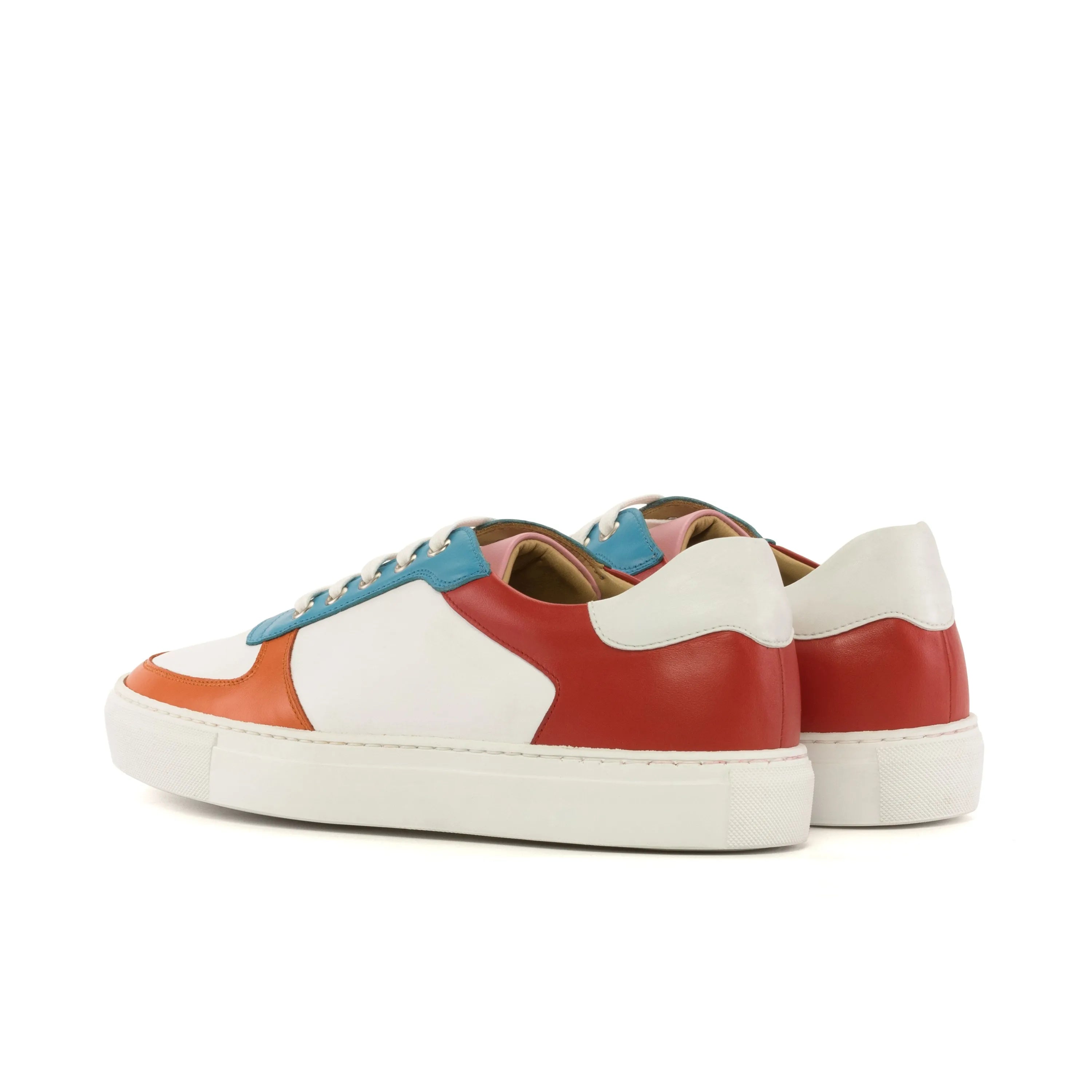 Colorful nappa leather Castor Low trainer sneaker