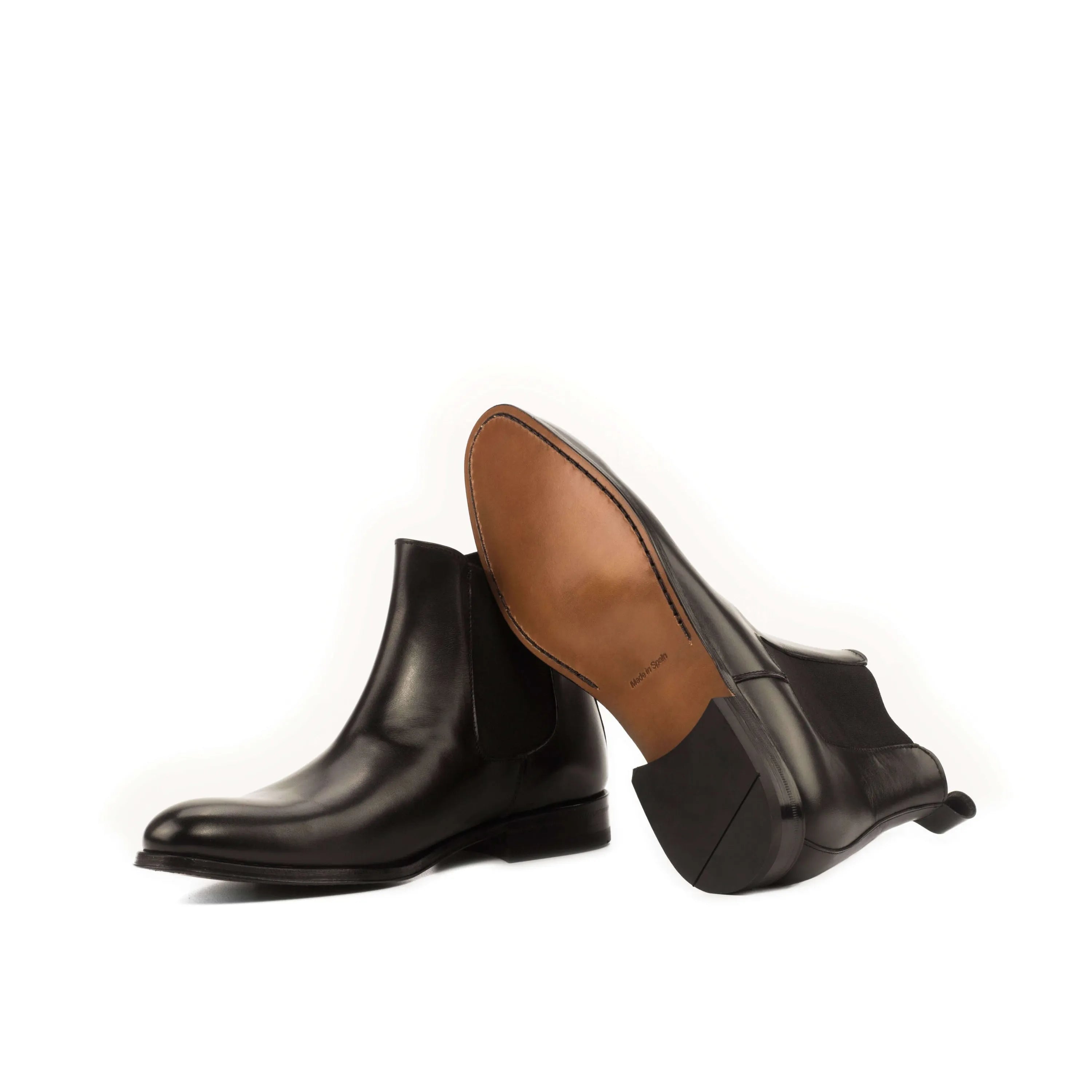 Pair of brown leather Chumani Chelsea boots