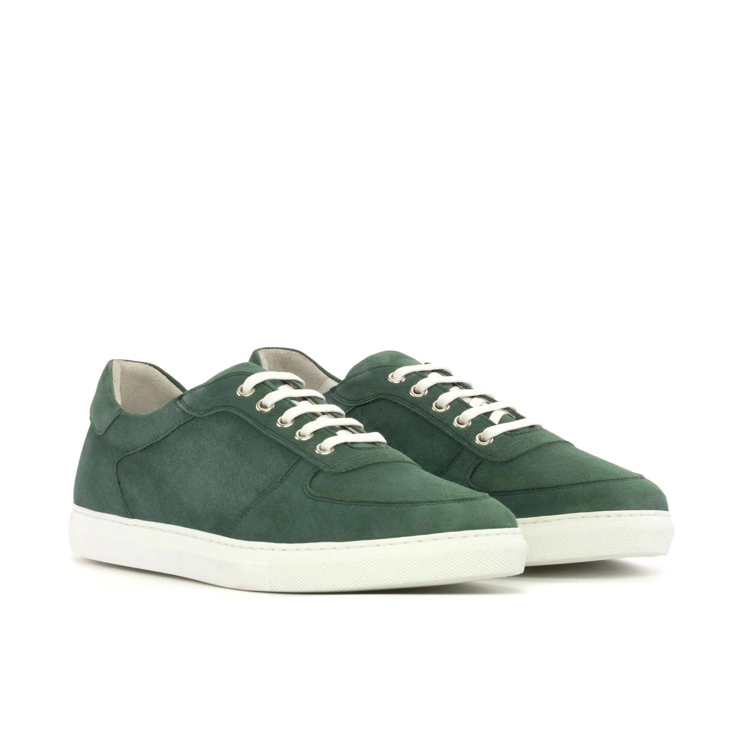 Green Demion Low trainer sneakers, luxury bespoke shoes for men
