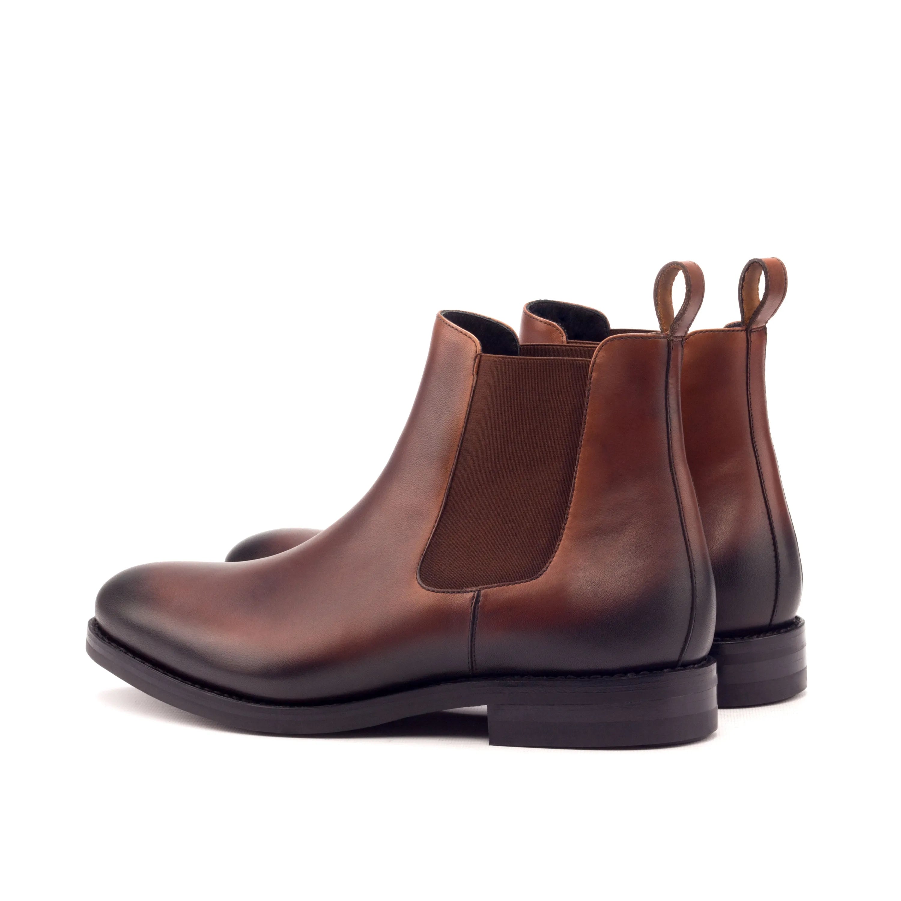Pair of brown leather Gall Chelsea Boots II