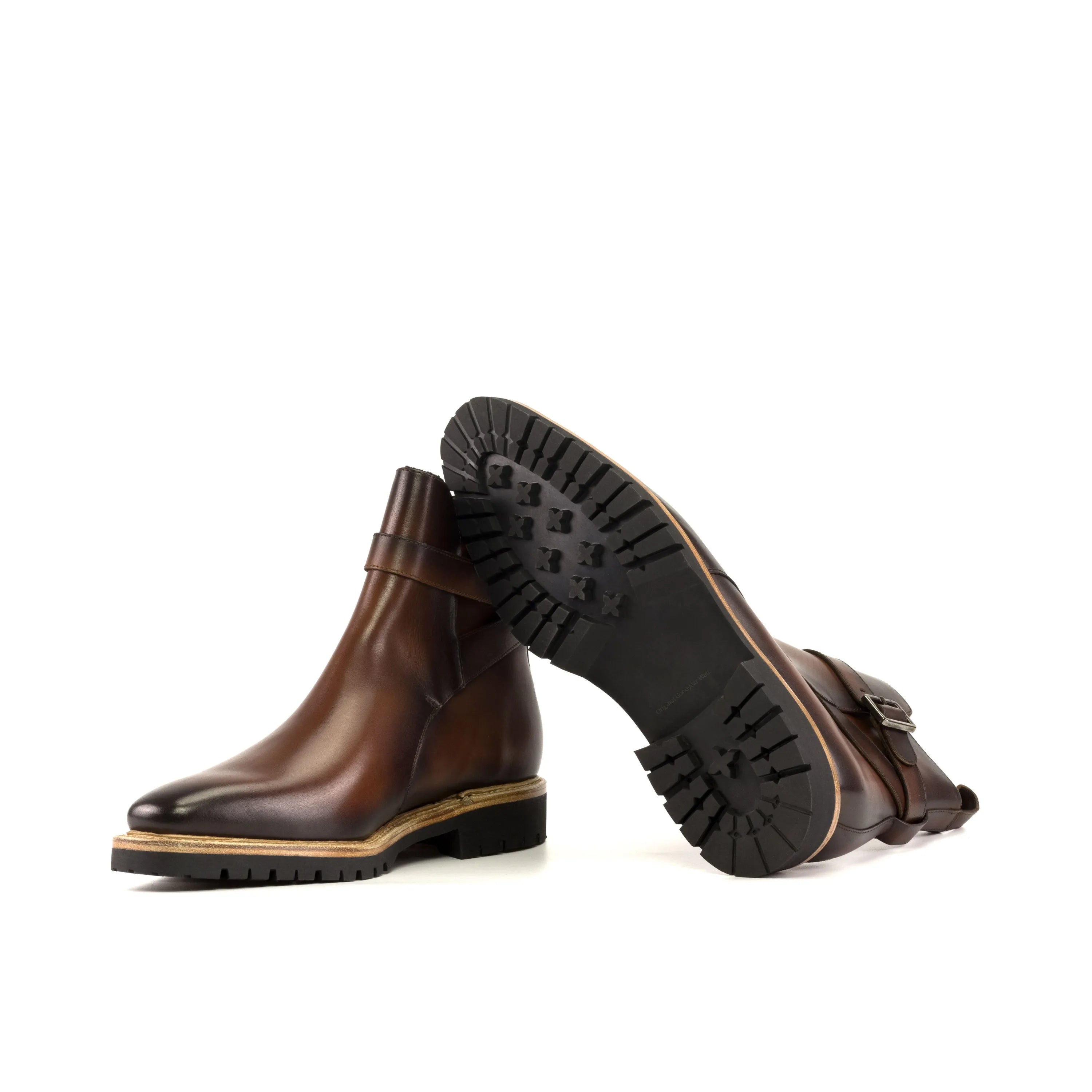 Ignasio Jodhpur boots in brown leather ankle style
