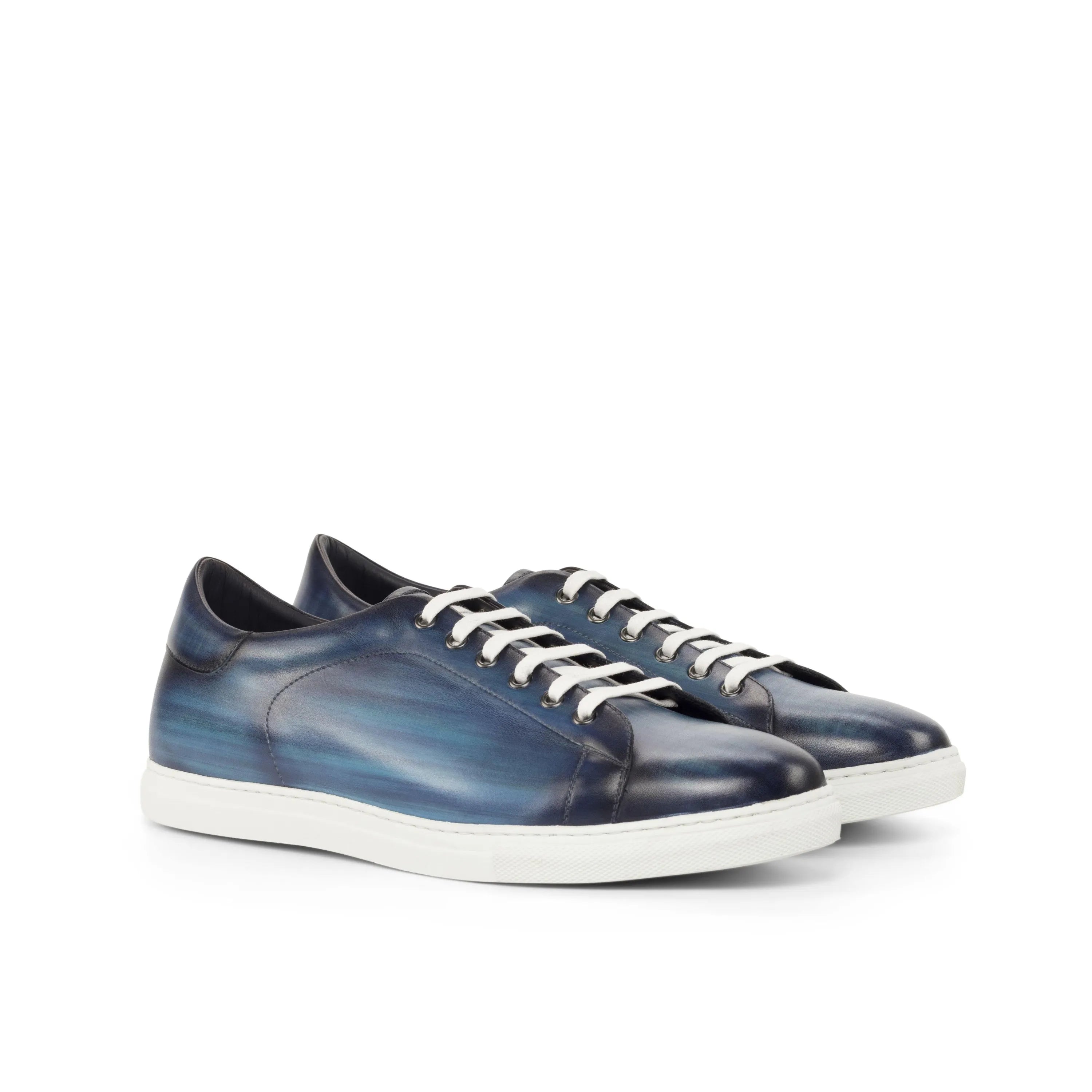 Blue Jorar Trainer Patina cupsole trainer sneakers