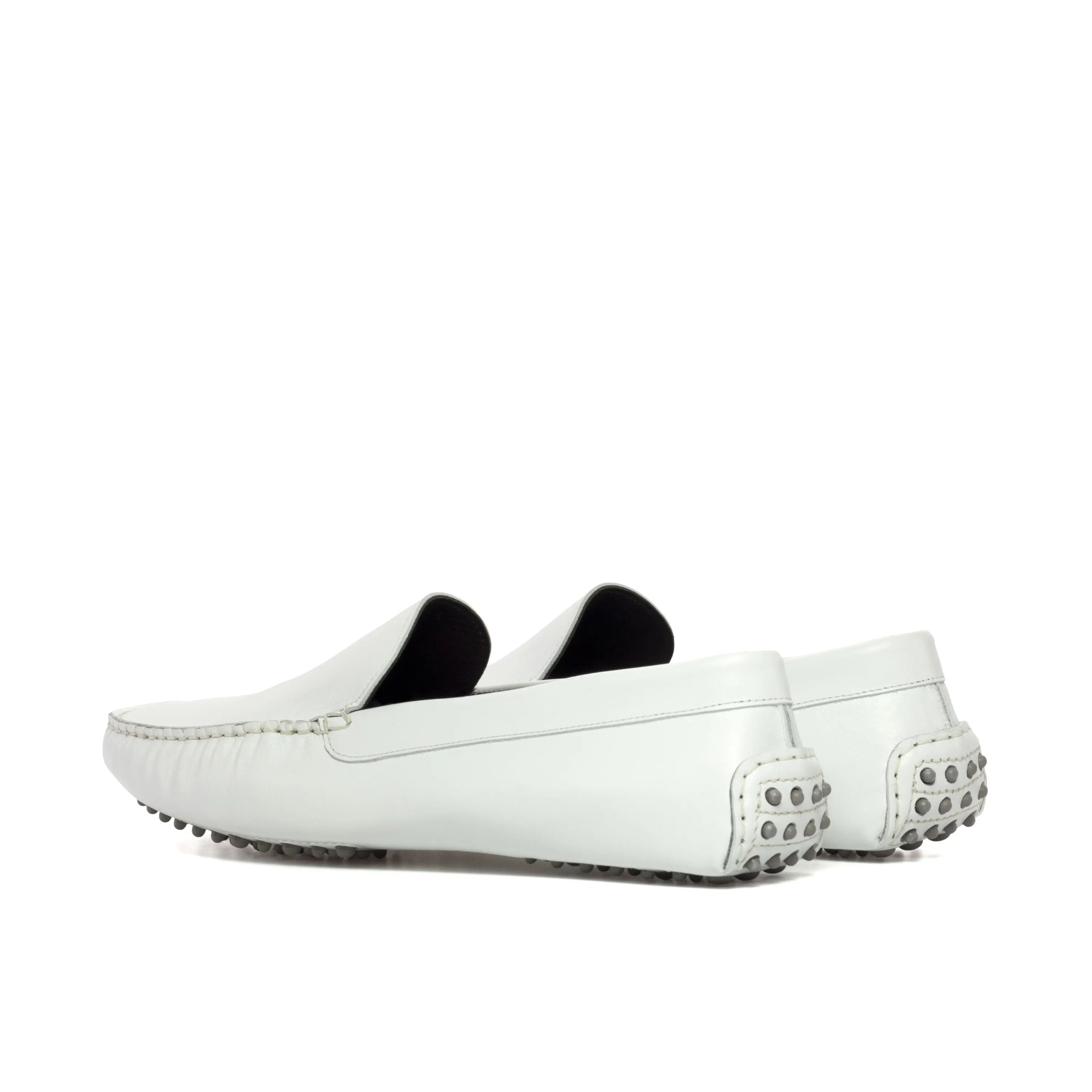 White leather Lincoln RD Driver shoes for cart use