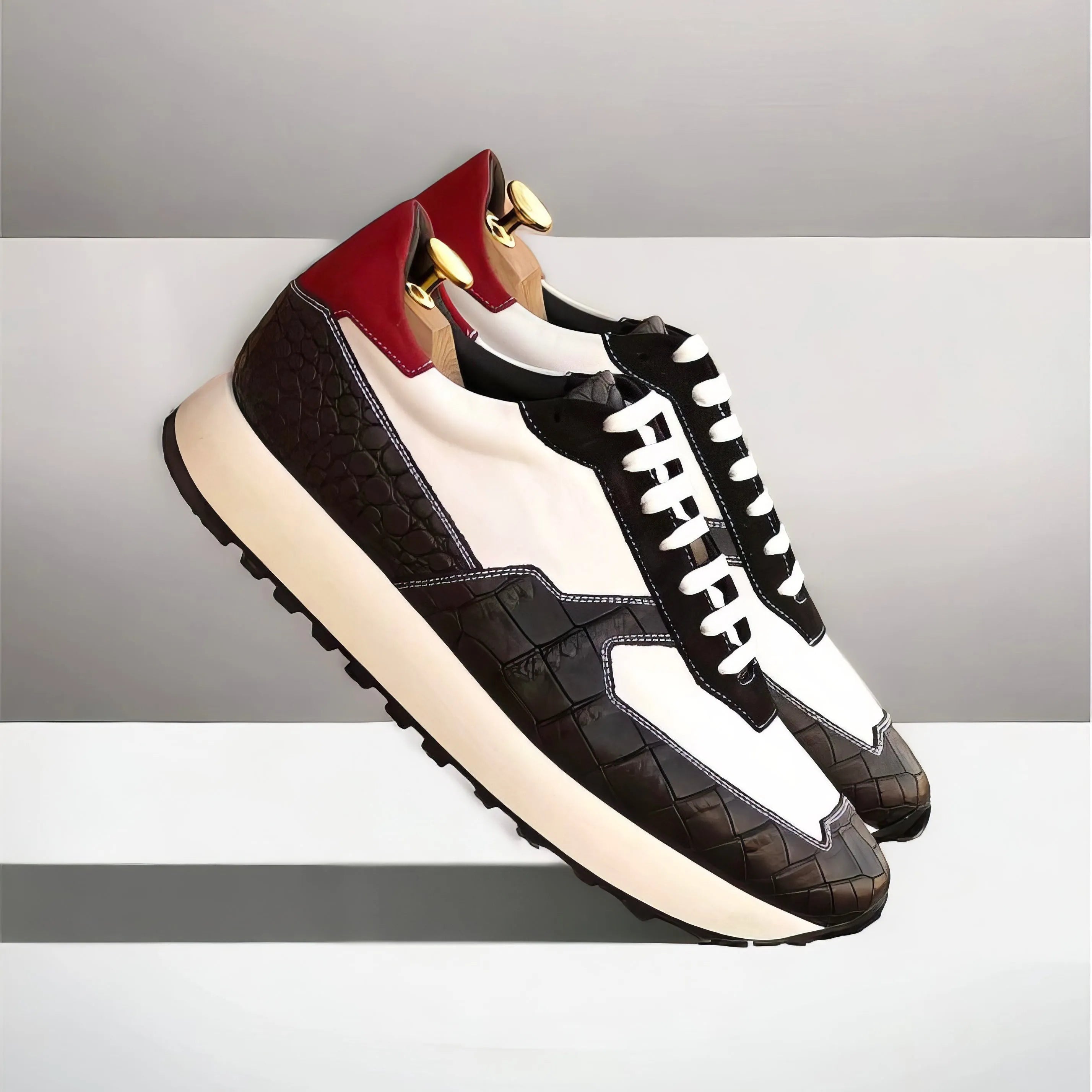 Stylish black and white M2 chunky trainer sneaker II