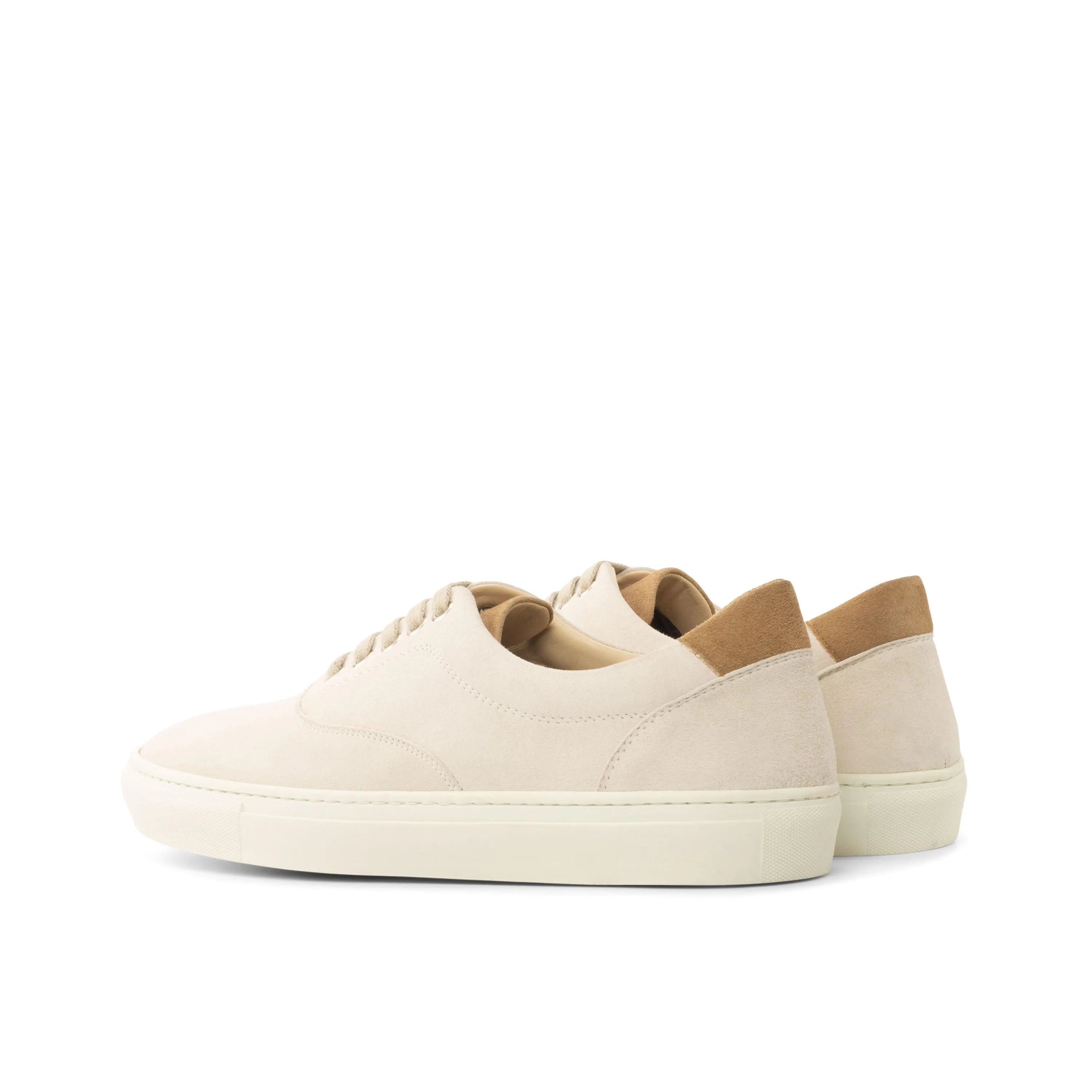 Beige leather Miday Top Sider sneaker cupsole trainer