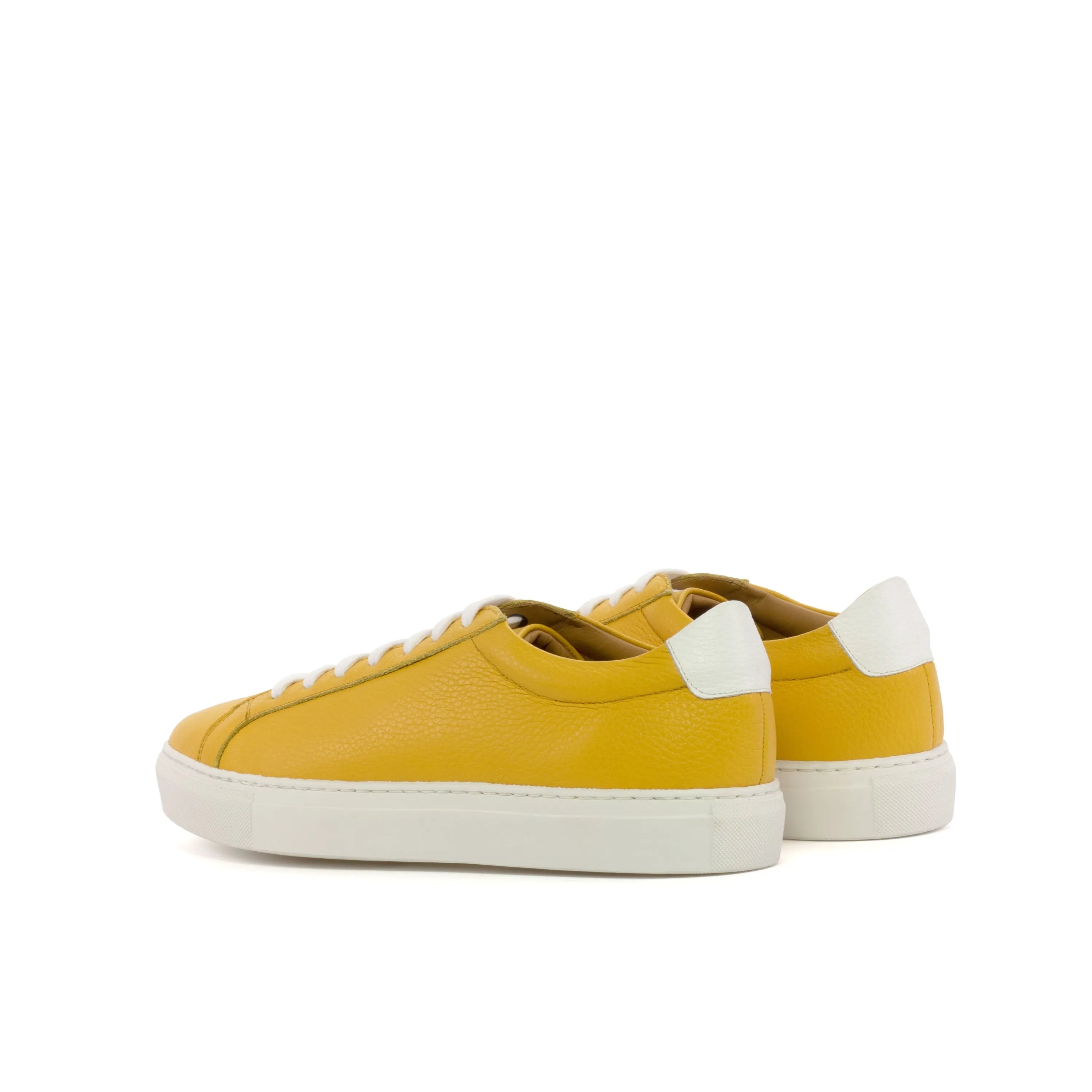 Yellow Sunnies Low Kick Sneaker II in grain calf leather