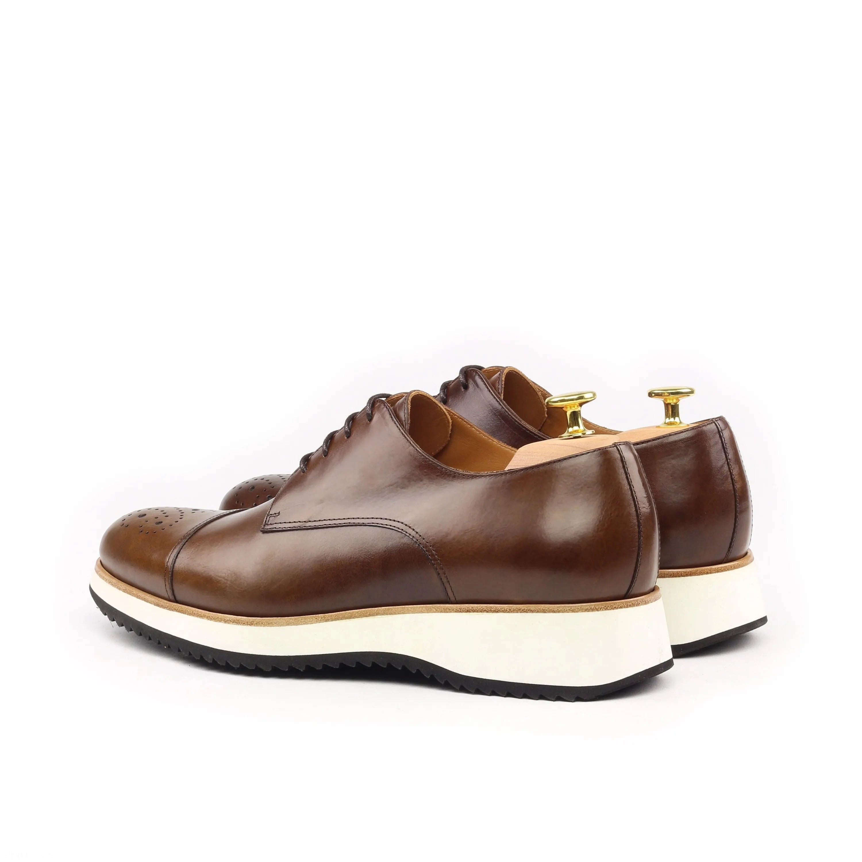 Testino Derby shoes II brown leather dress shoes