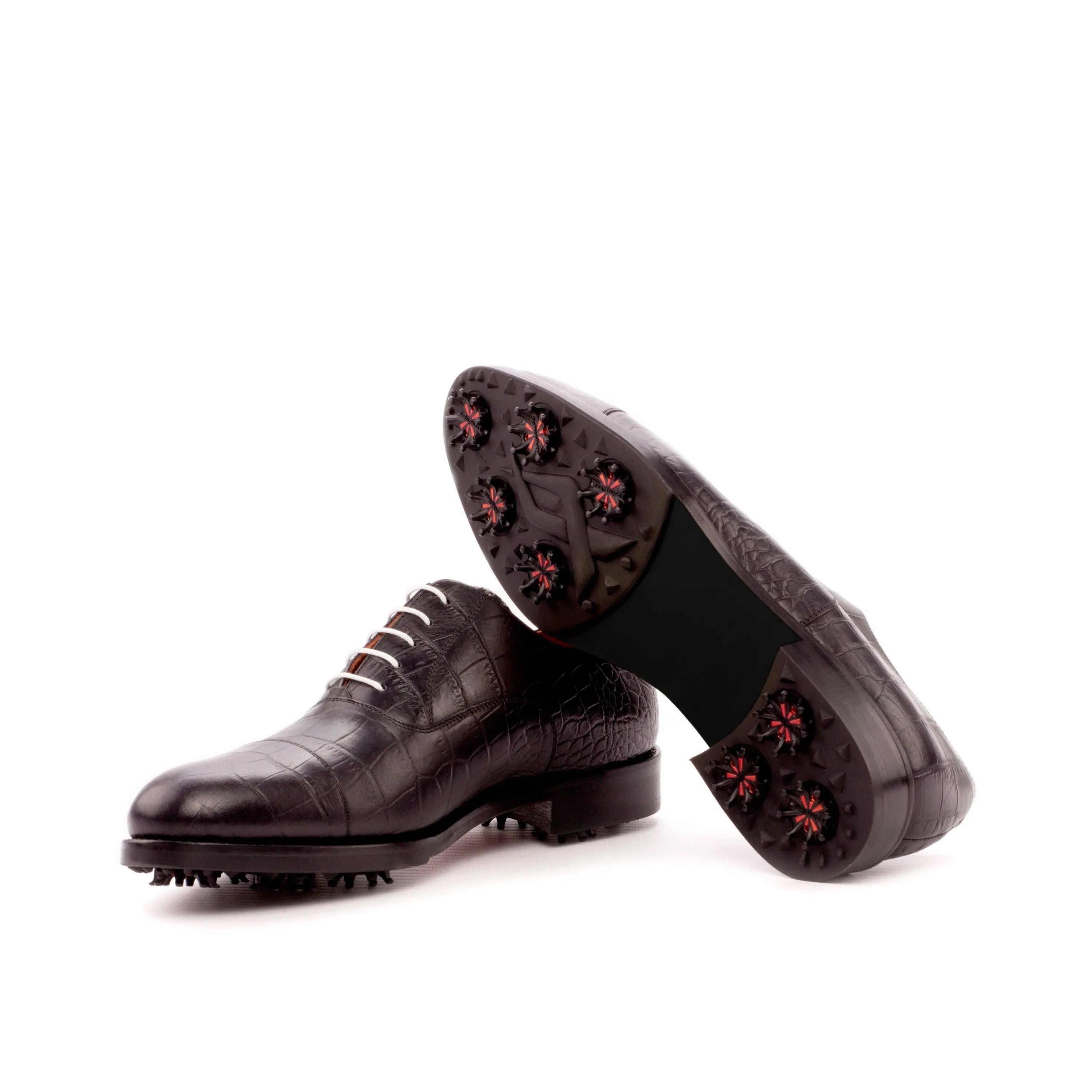 Toros oxford golf shoes II brown leather with spikes