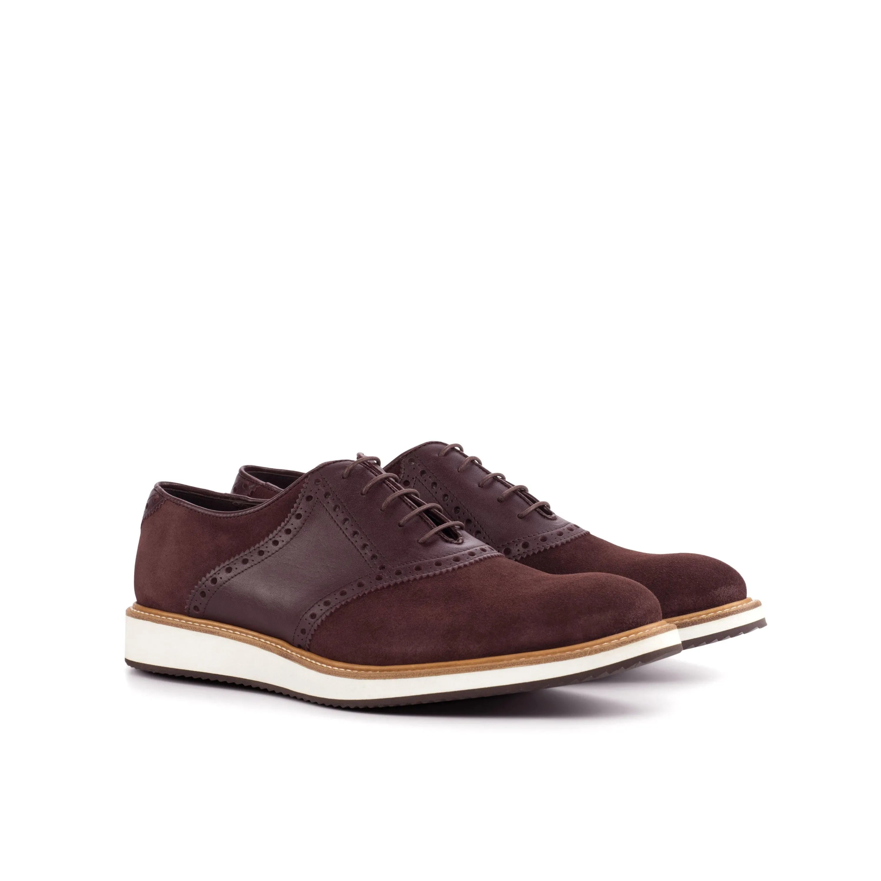 Burgundy TR91 Saddle Shoes II back view